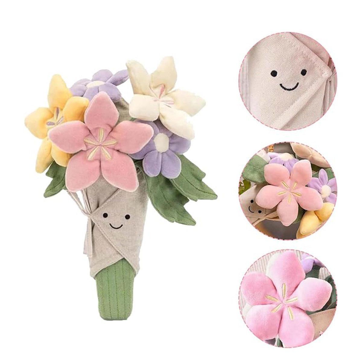 XDeer Kuscheltier Plüsch Spielzeug mit Bouquet günstig online kaufen