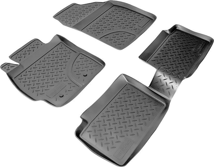 Sonderangebotspreisvorteil RECAMBO Passform-Fußmatten CustomComforts (4 E15 Passform für perfekte Toyota Auris, St), 2012, - 2006