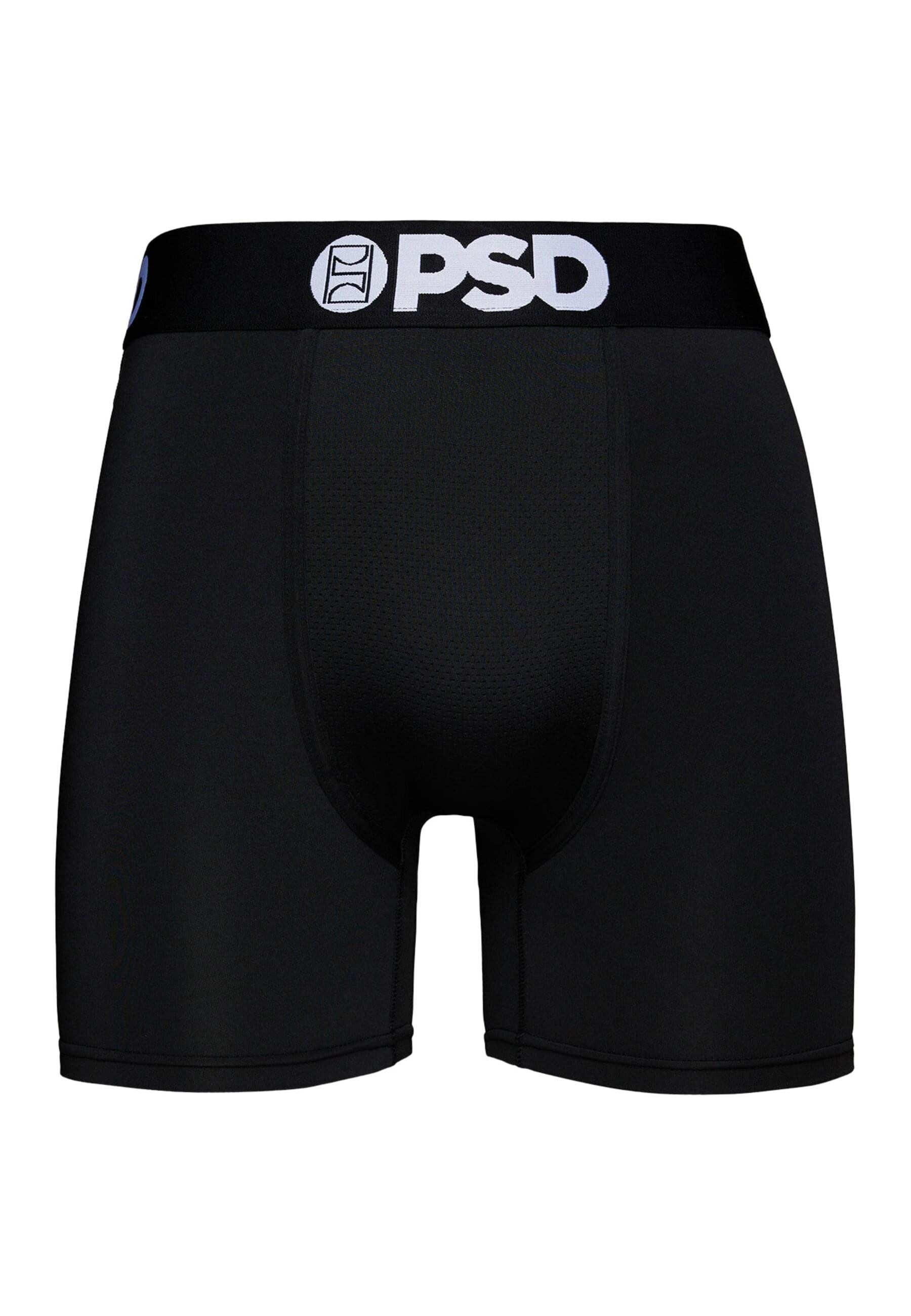 PSD Boxershorts PSD SOLIDS BLK 5I 3PK (1-St) günstig online kaufen