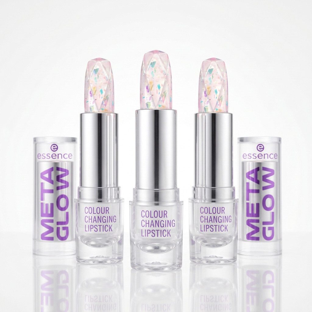 Essence Lippenstift META GLOW COLOUR CHANGING LIPSTICK, mit farbveränderndem Effekt