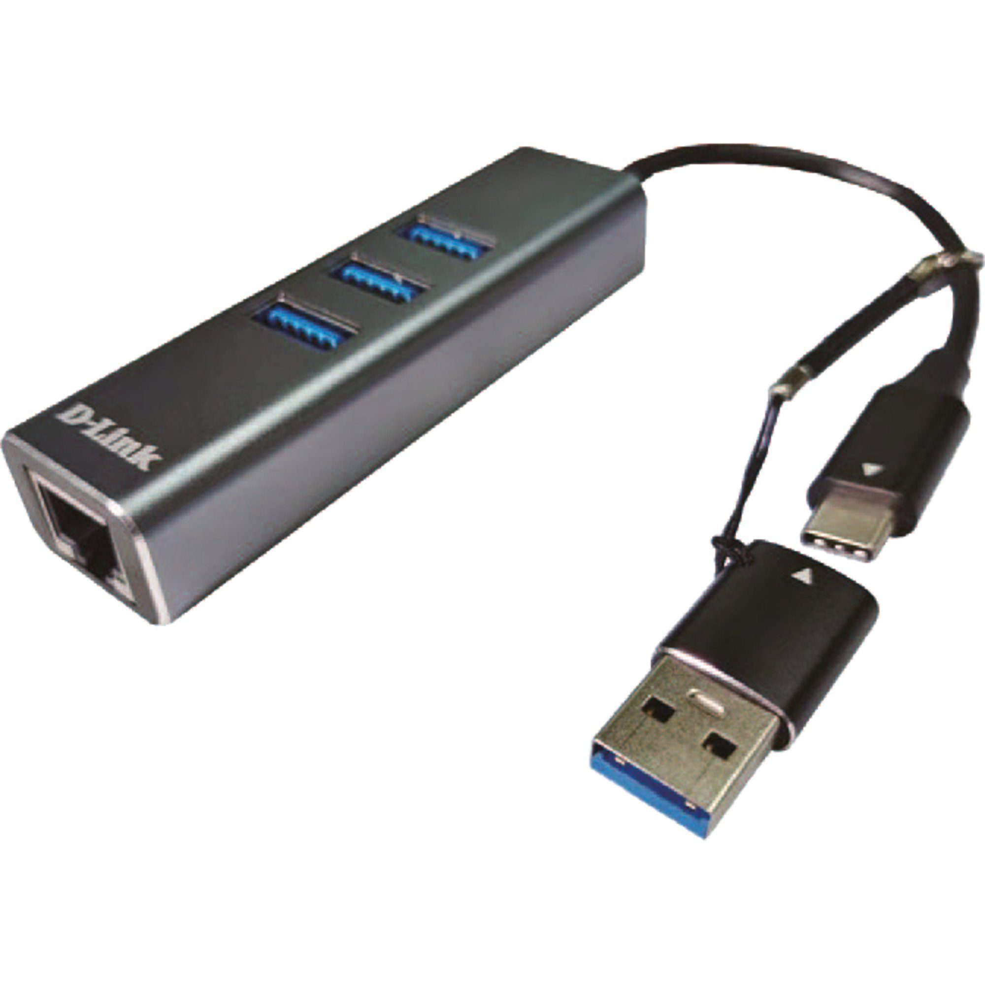 D-Link Laptop-Dockingstation D-Link DUB-2332, Dockingstation, (USB-A, RJ-45)