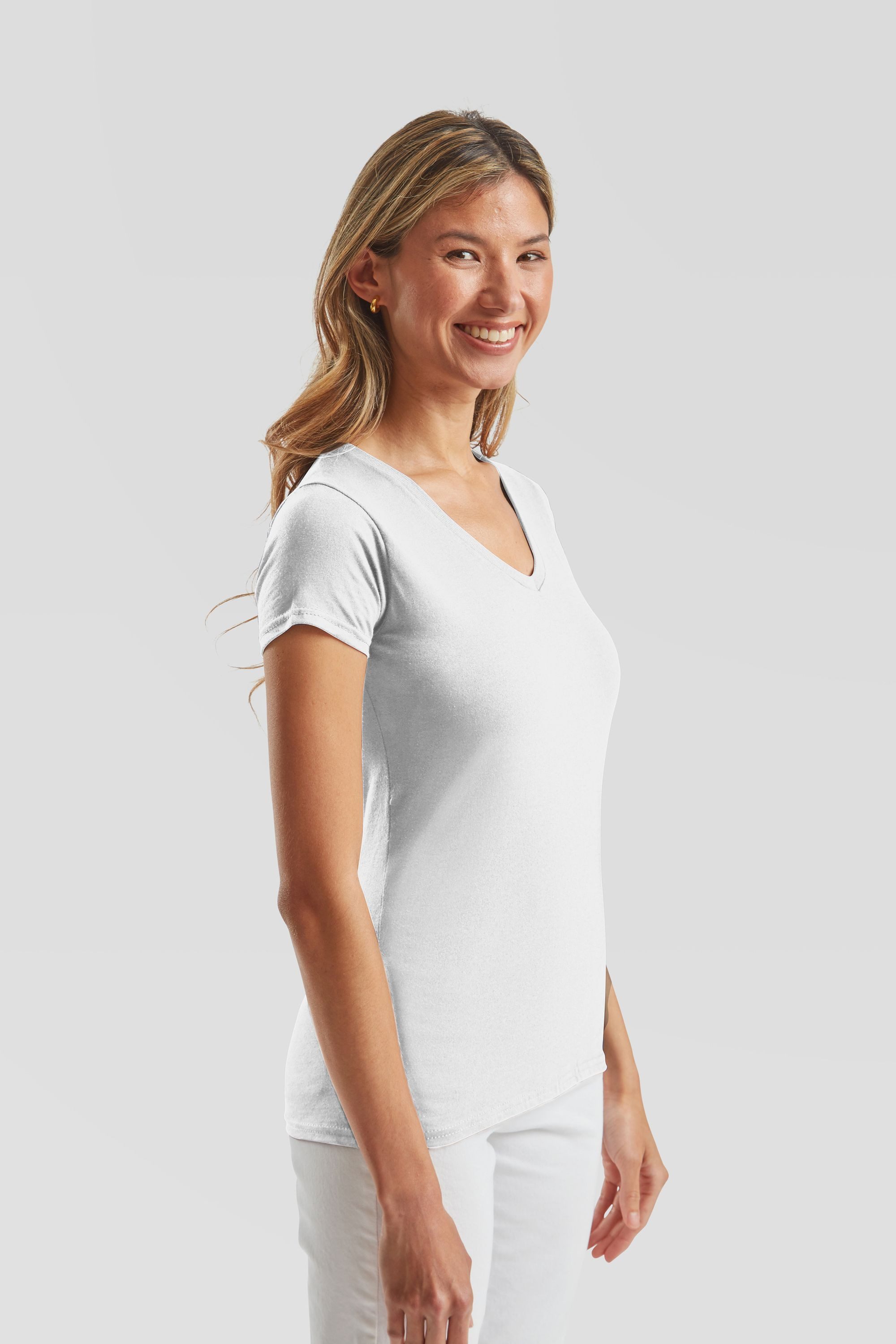 Fruit of the Loom V-Shirt Ladies Iconic 150 V-Neck T-Shirt