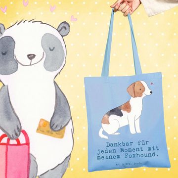 Mr. & Mrs. Panda Tragetasche Foxhound Moment - Sky Blue - Geschenk, Beuteltasche, Hunderasse, Rass (1-tlg), Modisches Design