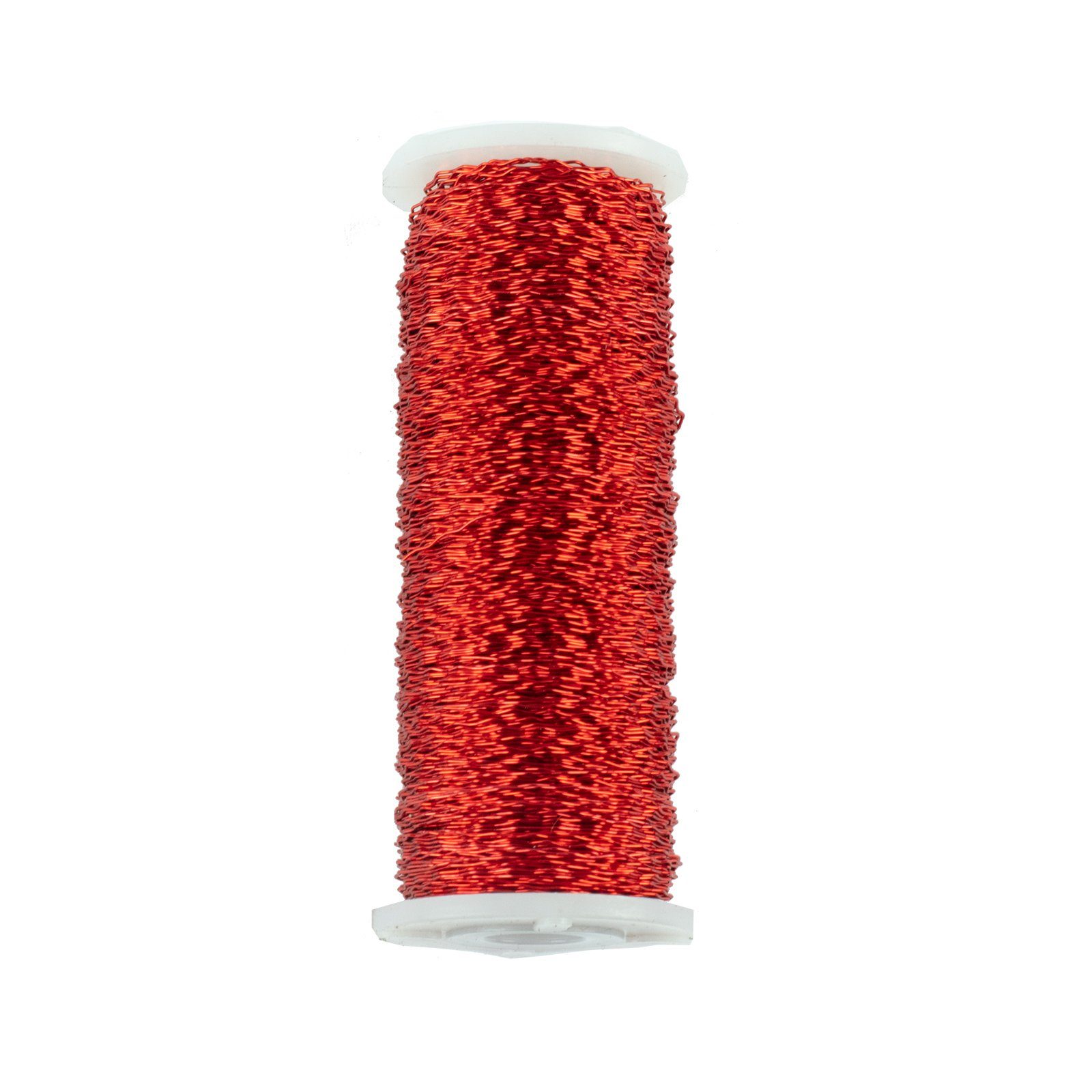 Draht Bouilloneffektdraht Spule - rot - 0,30 mm x 140 m - 100 g