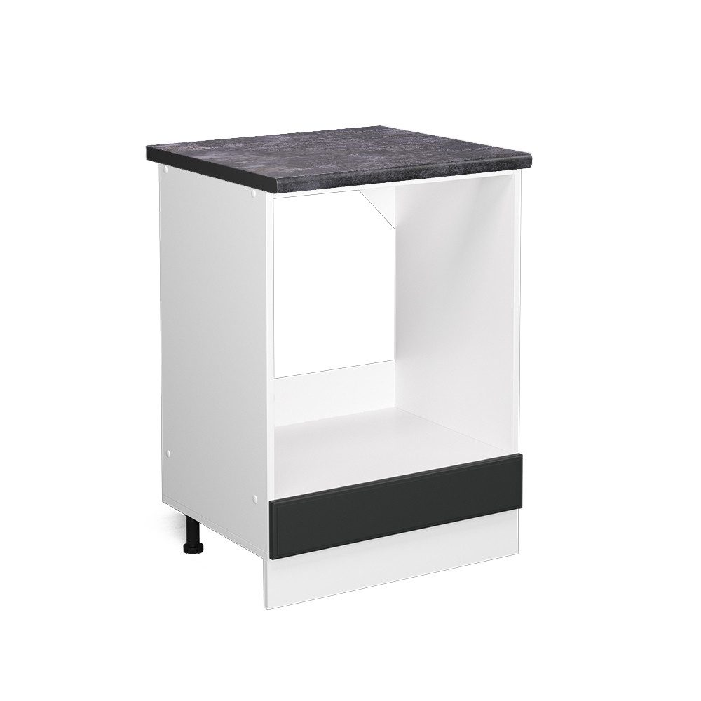 Vicco Herdumbauschrank R-Line Anthrazit Landhaus/Weiß 60 cm AP Anthrazit günstig online kaufen