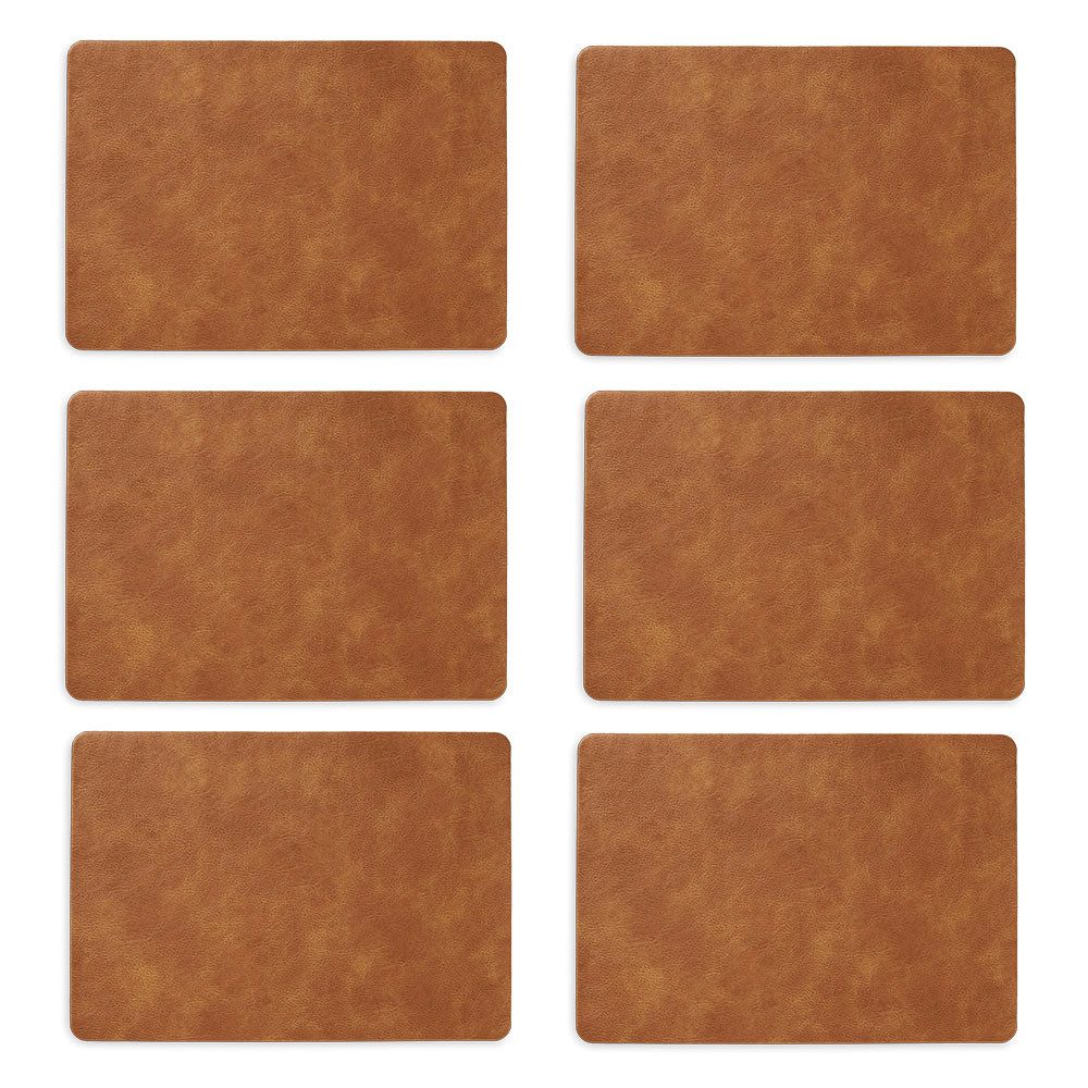 Zeller Present Platzset, (Set, 6-St), Kunstleder, 6-teilig, 30 x 42,5 cm