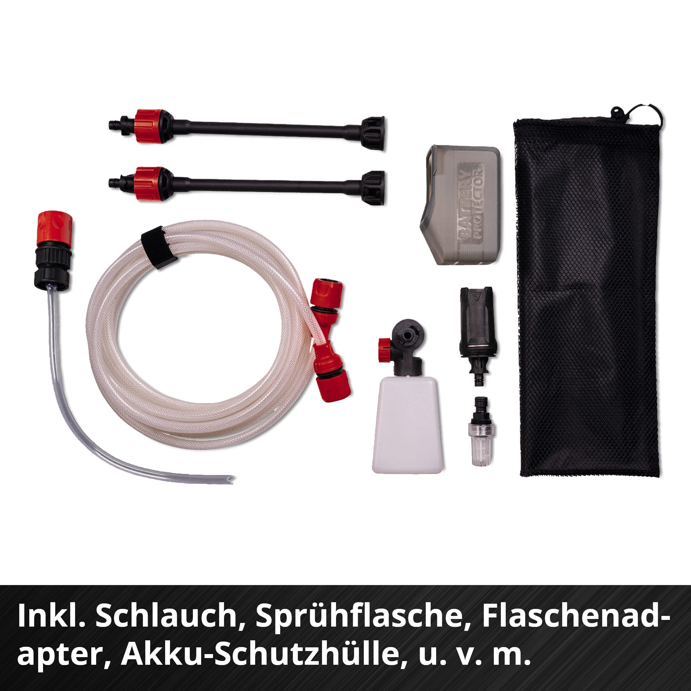 Einhell Akku-Druckreiniger Hypresso 18/24-1, Druck max: 24 bar, Fördermenge max: 240 l/h, inkl. Akku 18V/2,5Ah und Ladegerät