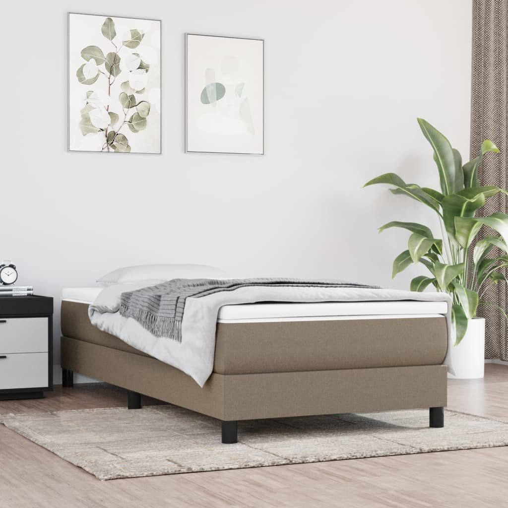 furnicato Bett Bettgestell ohne Matratze Taupe günstig online kaufen