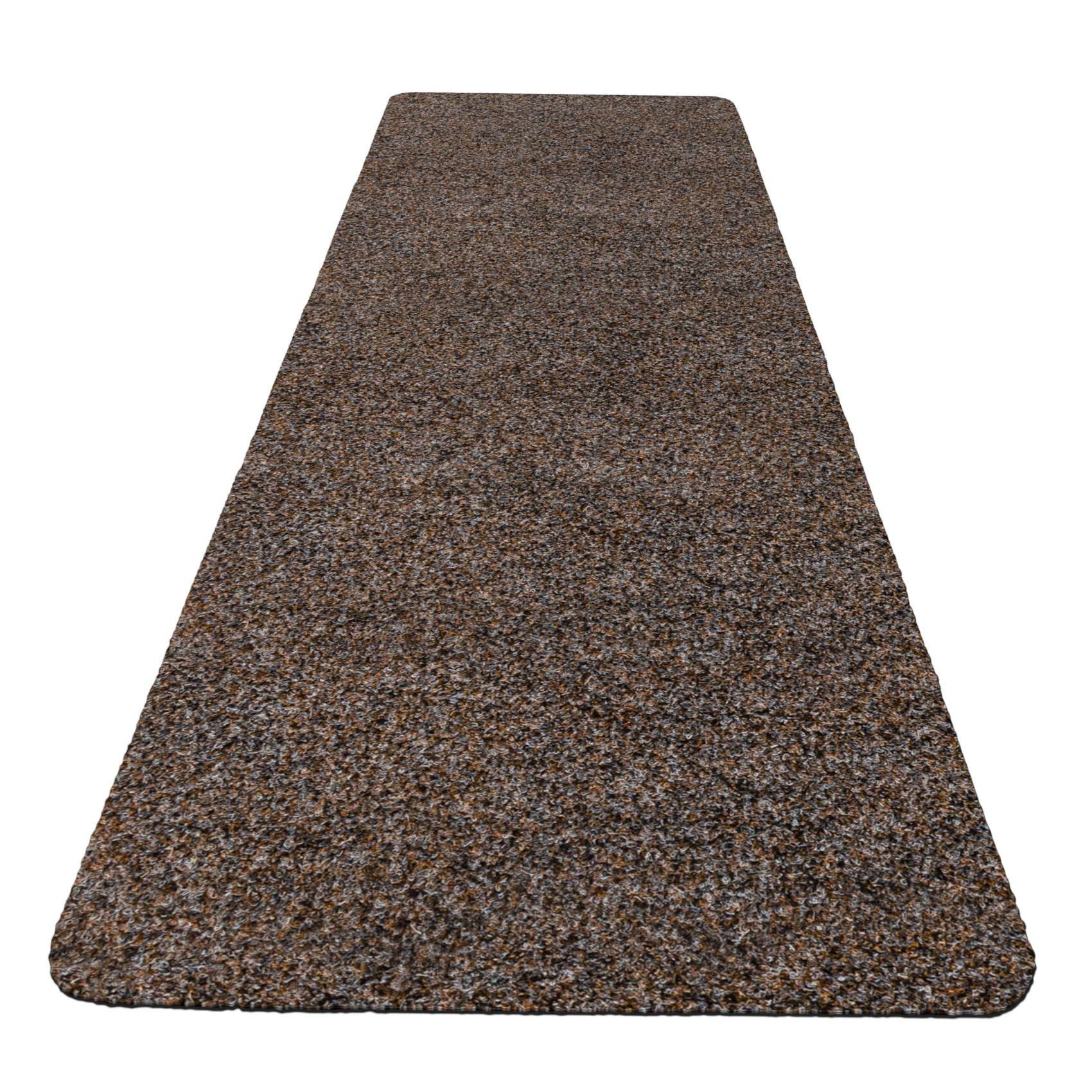 ANRO Fußmatte Türvorleger Schmutzfangmatte POET, eckig, Höhe: 5 mm, Kräuselig Größe 40x120cm