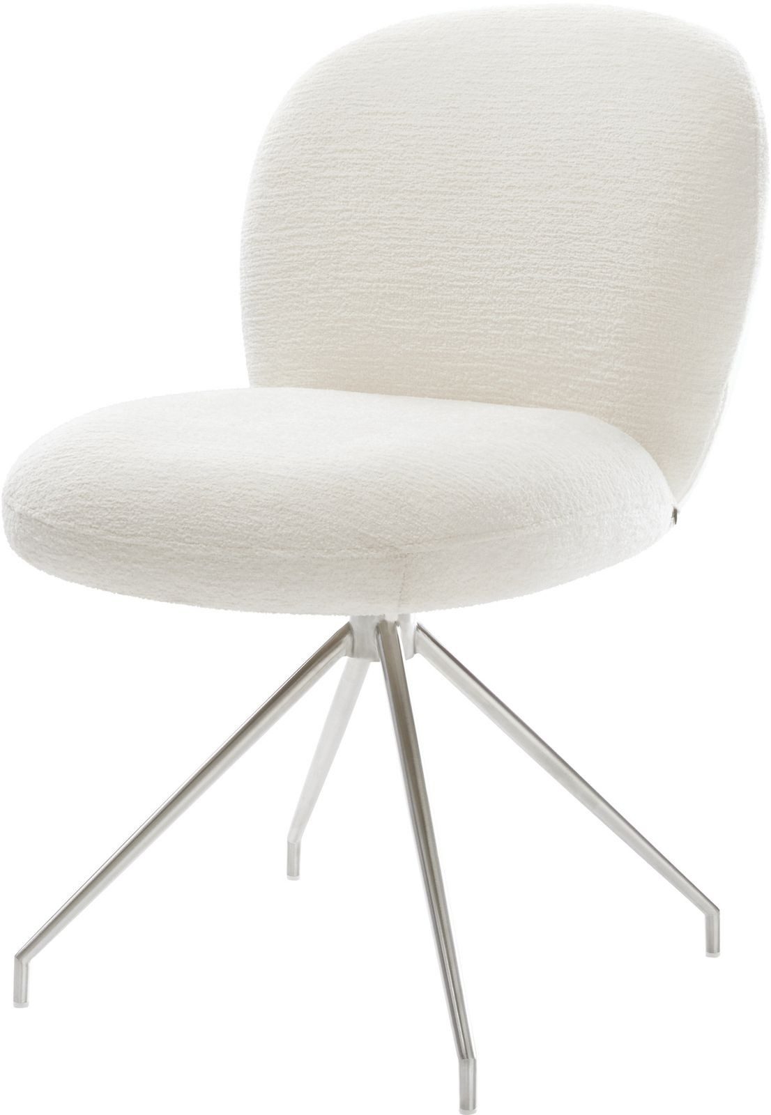 DELIFE Polsterstuhl Nube-Flex, Kreuzgestell konisch Edelstahl günstig online kaufen