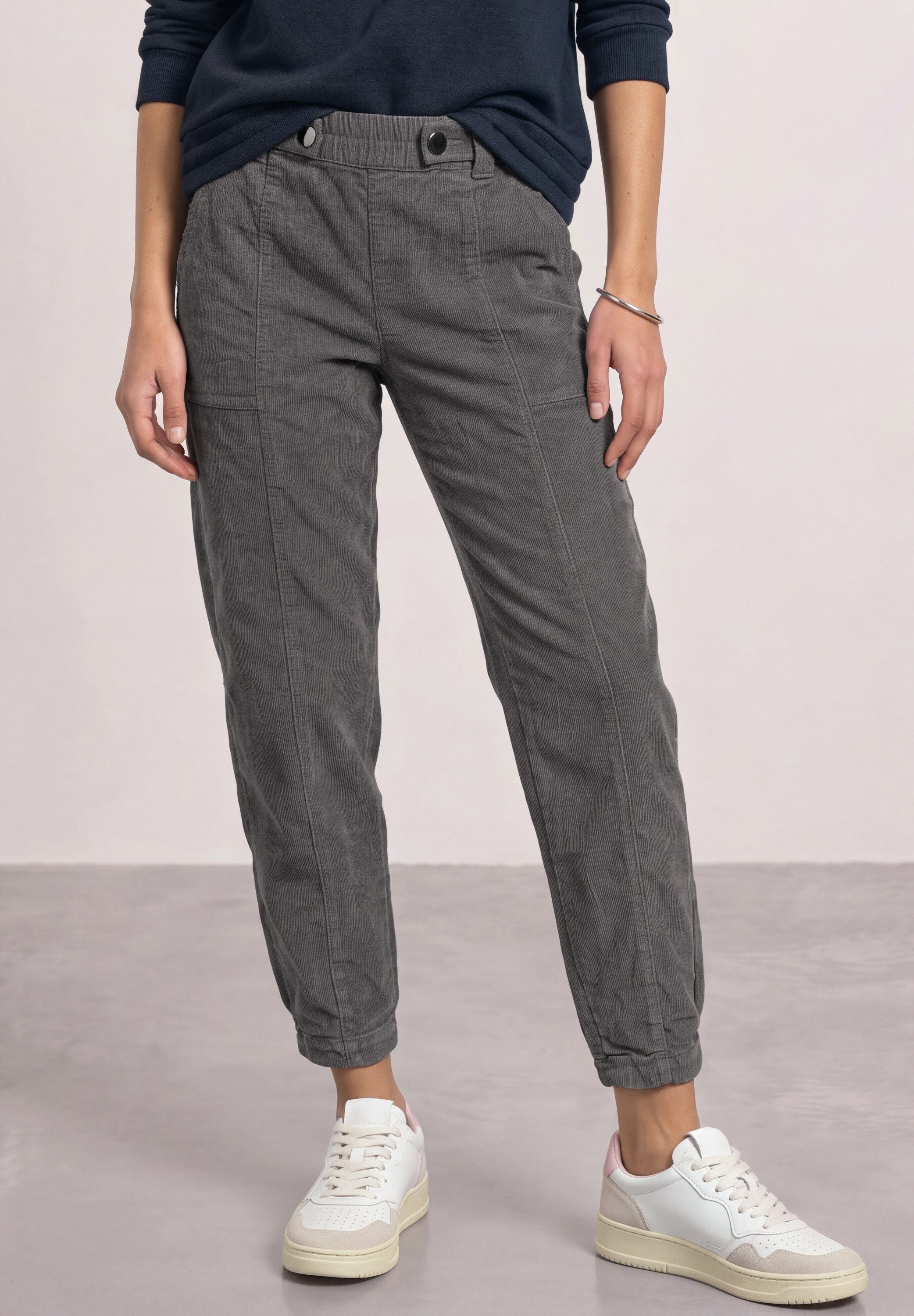 STREET ONE Cordhose mit Elastikbund