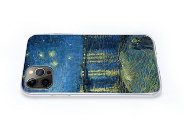 MuchoWow Handyhülle Die sternenklare Nacht - Vincent van Gogh, Handyhülle Apple iPhone 13 Pro Max, Smartphone-Bumper, Print, Handy