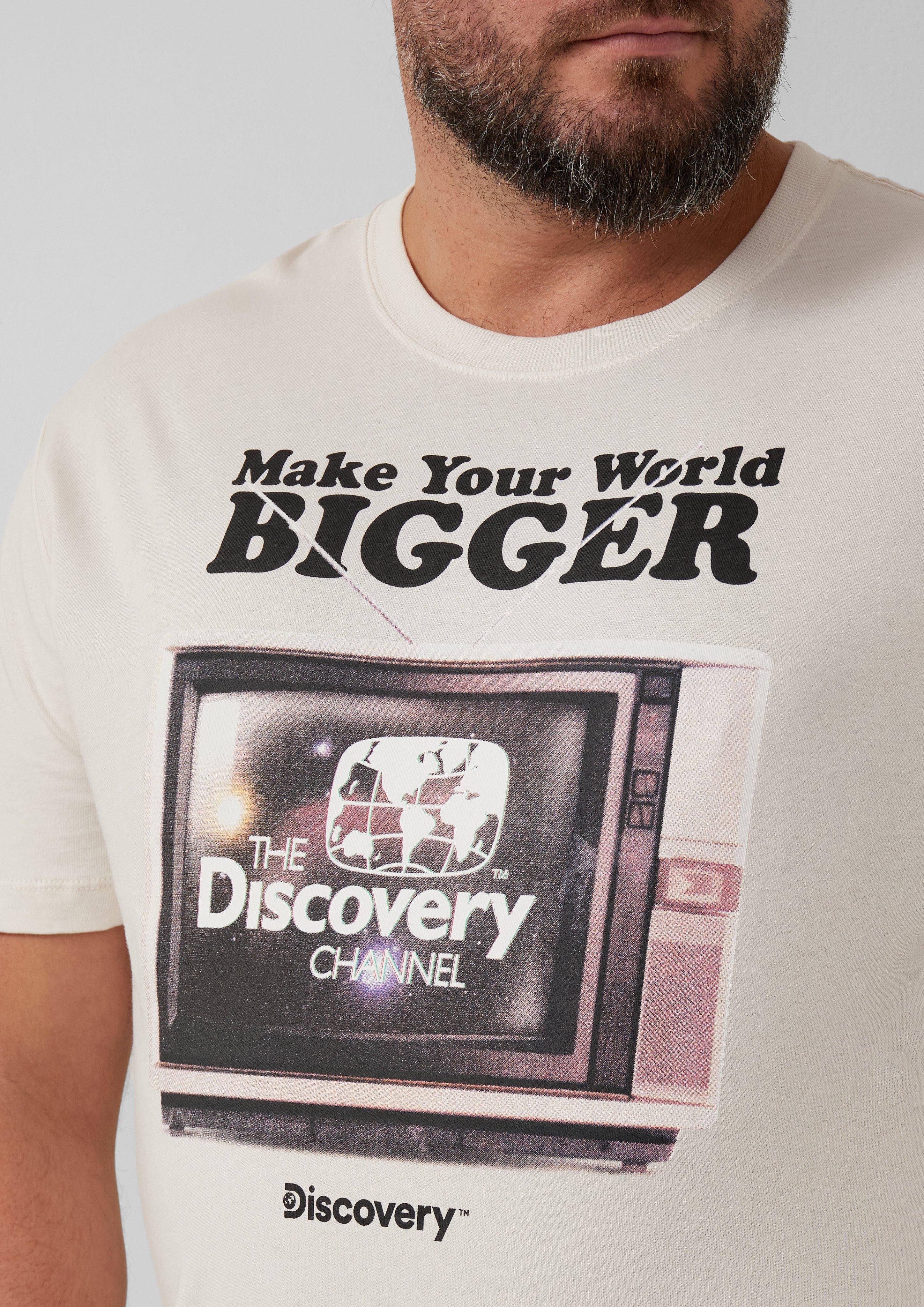s.Oliver Kurzarmshirt T-Shirt mit Discovery™-Print günstig online kaufen