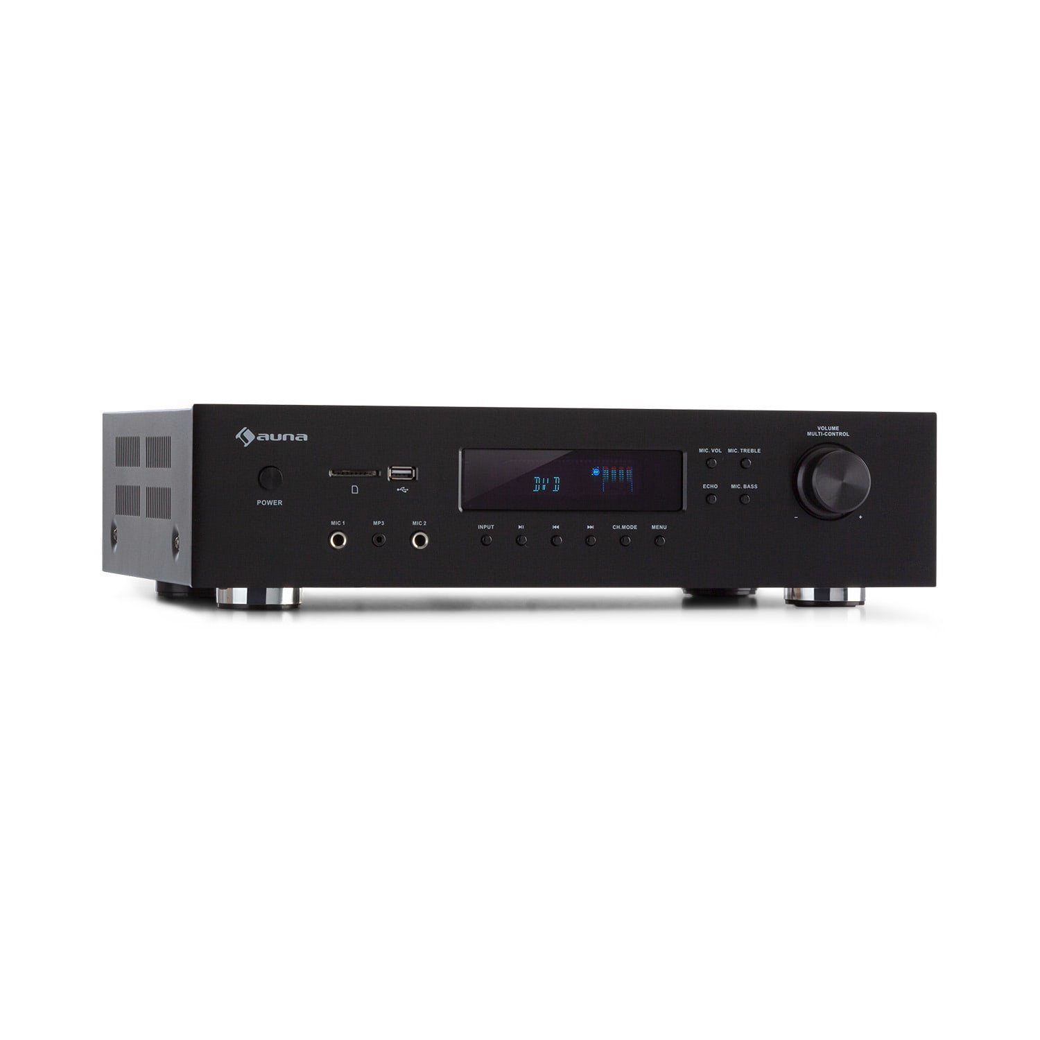 Auna AMP-H260 Audioverstärker Verstärker 260 5.1 Digital Kanäle: Bluetooth Surround-Verstärker, Amplifier) W, Stereo Audio HiFi (Anzahl