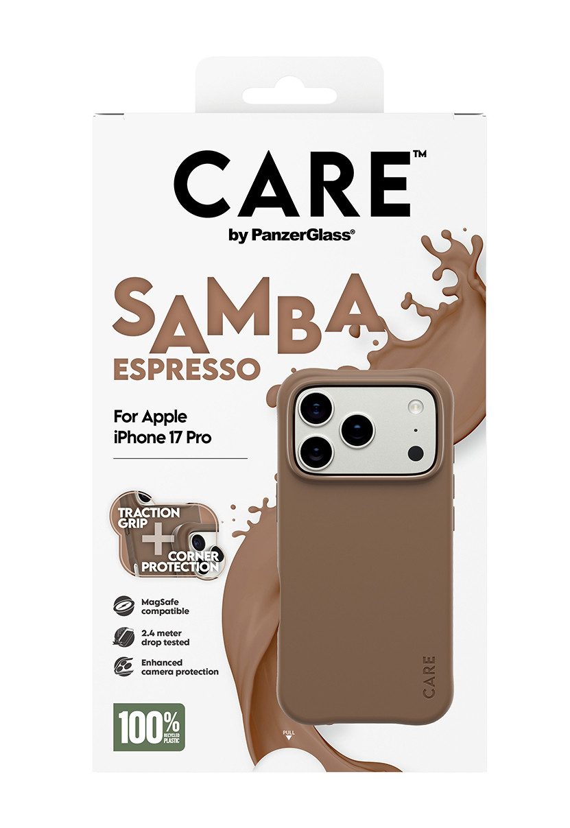 SAFE by PanzerGlass Smartphone-Hülle CARE Case Fashionable MagSafe iPhone 17 Pro Espres – Bild 3 von 5