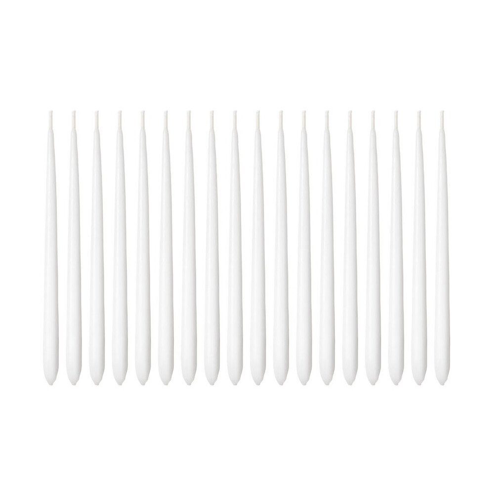 Georg Jensen Tafelkerze Chanukka-Kerzen 18er-Set Cobra weiß