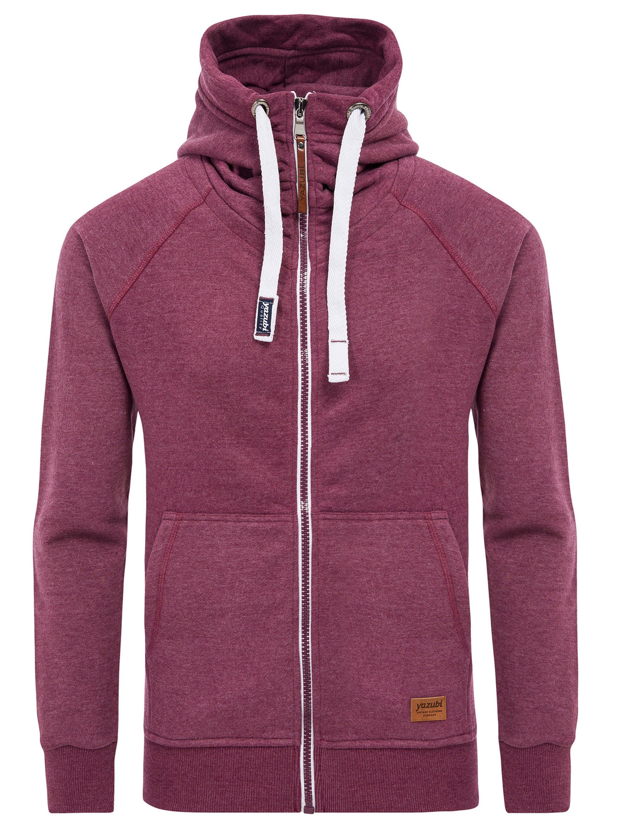 Yazubi Kapuzensweatjacke Jacob Zip Hoodie mit Kapuze günstig online kaufen