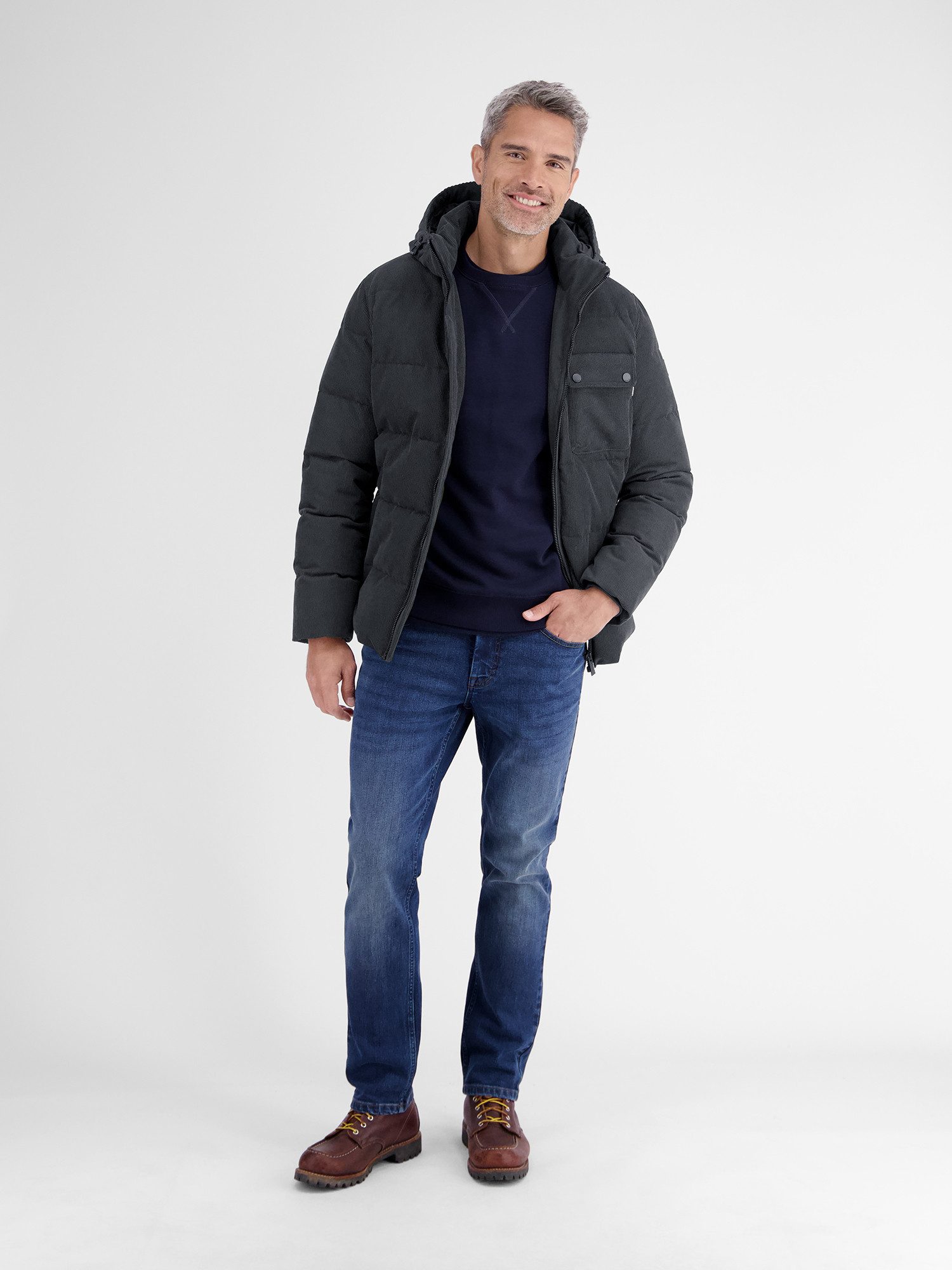 LERROS Winterjacke Herren Winterjacke mit herausnehmbarer Innenjacke