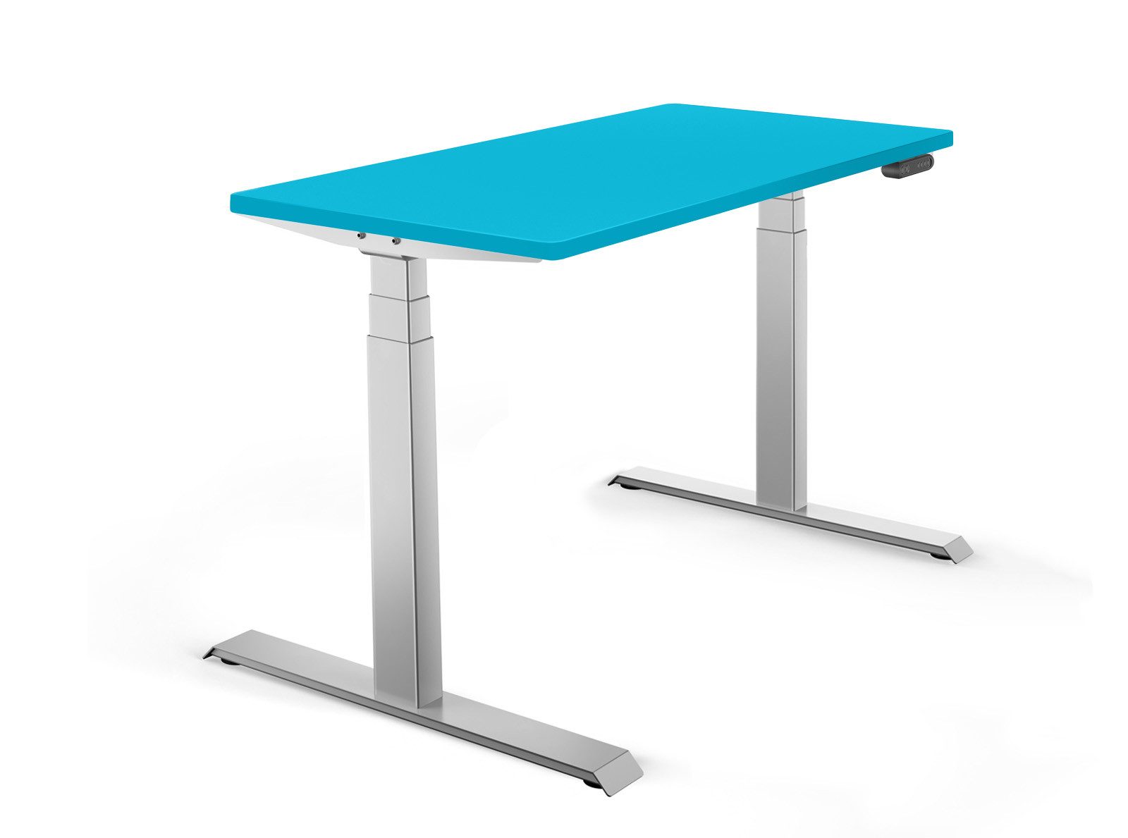 Schaff Kinderschreibtisch Schaff Elektrisch Höhenverstellbarer Schreibtisch REC 120x60 cm Blau