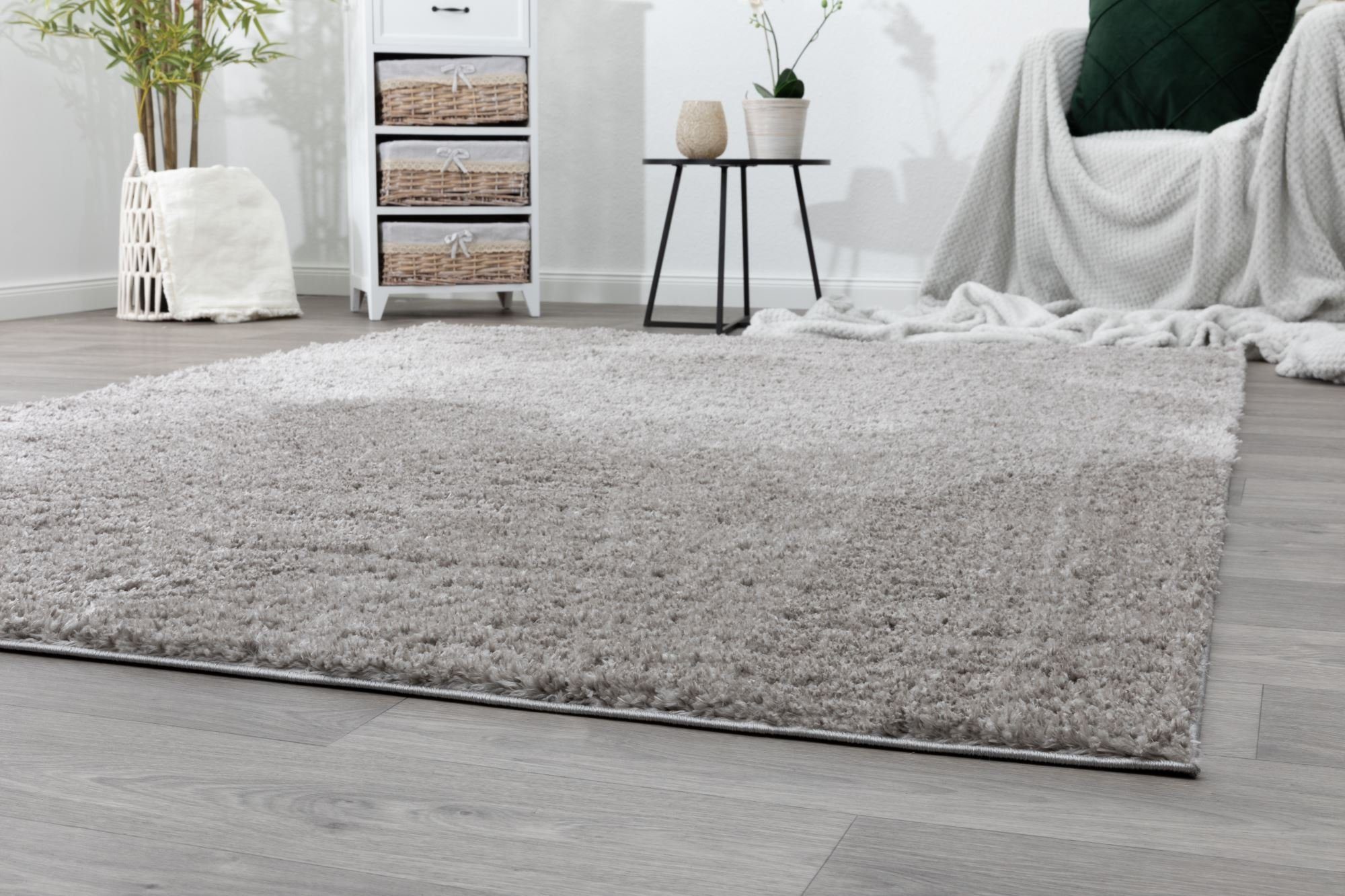 Steffensmeier Hochflor-Teppich Kimo, Rechteckig, Shaggy, Langflor, günstig online kaufen
