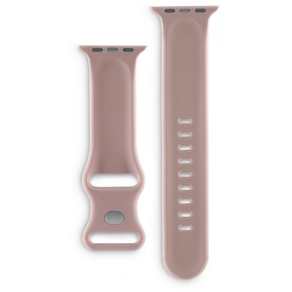 Hama Hama Wechselarmband Fantastic Feel rosa für Apple Watch Smartwatch, Wechselarmband Fantastic Feel rosa, Sportlich-schicker Look in Rosa