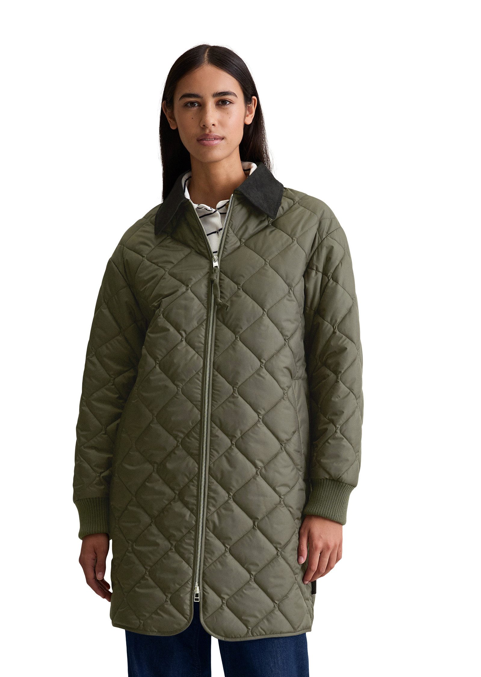 Marc O'Polo DENIM Steppmantel aus recyceltem Polyester