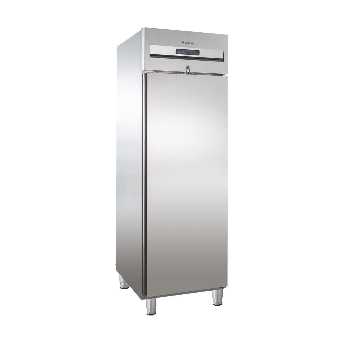 GastroHero Kühlschrank Kühlschrank PROFI 610 Liter aus Edelstahl GN 2/1 - Gastronomie KSN-PROFI700, 202.5 cm hoch, 85 cm breit