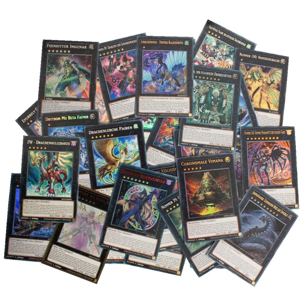 Yu-Gi-Oh Sammelkarte Yu-Gi-Oh! 30 verschiedene Xyz-Monster - Deutsch