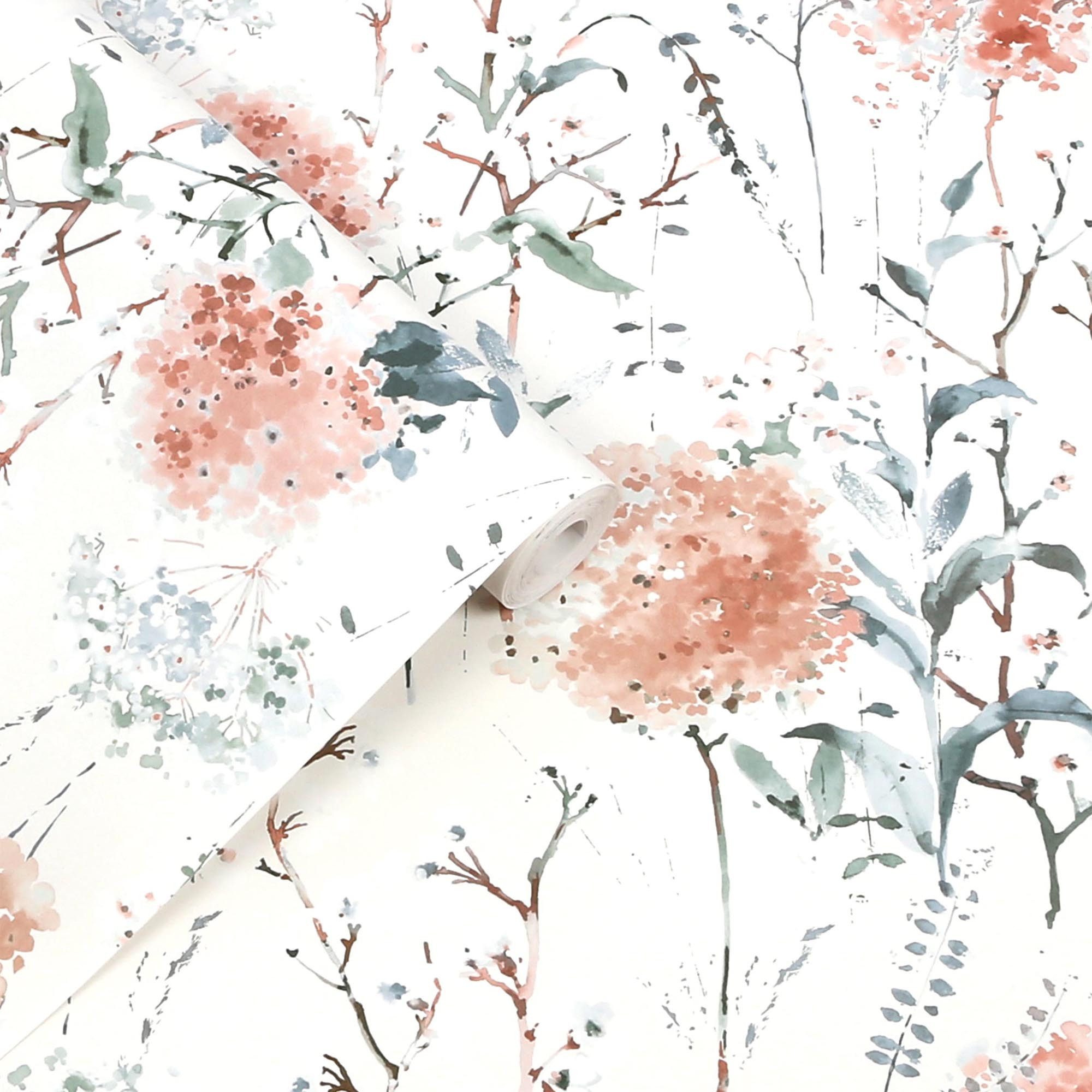 LAURA ASHLEY Vliestapete PALLINGTON, glatt, floral, (1 St), Design Tapeten günstig online kaufen
