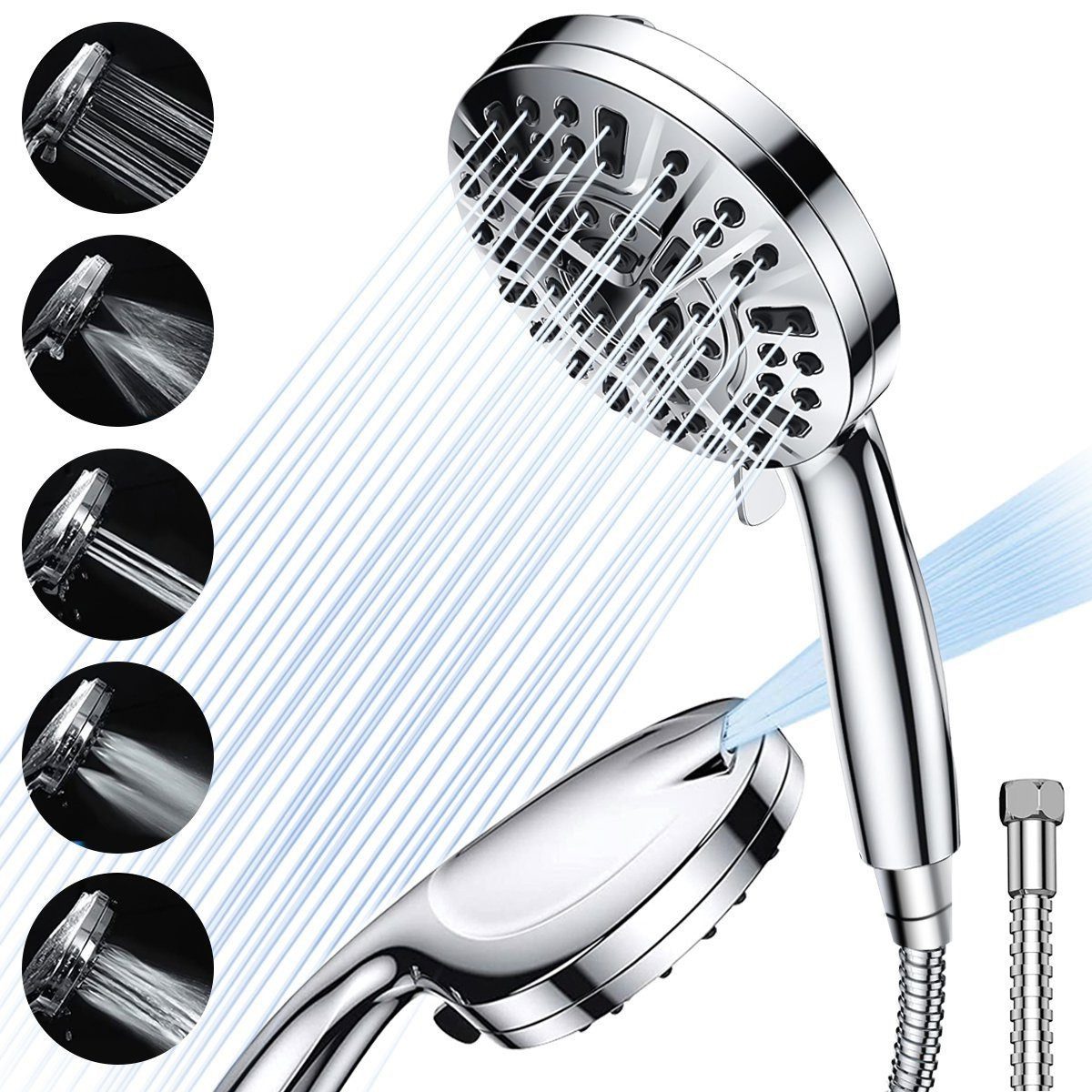 Novzep Handbrause Handbrausen Brausegarnituren Dusche Hochdruck-Handbrause günstig online kaufen