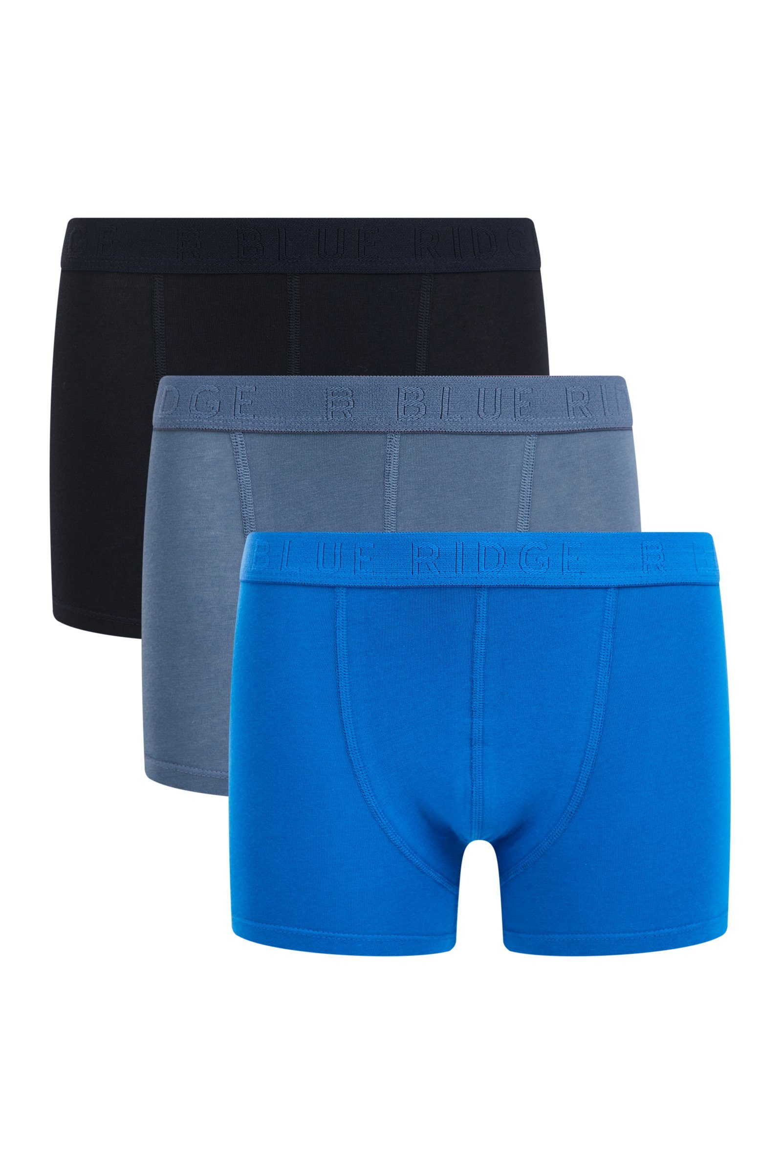 (3-St) Fashion WE Boxershorts Blau