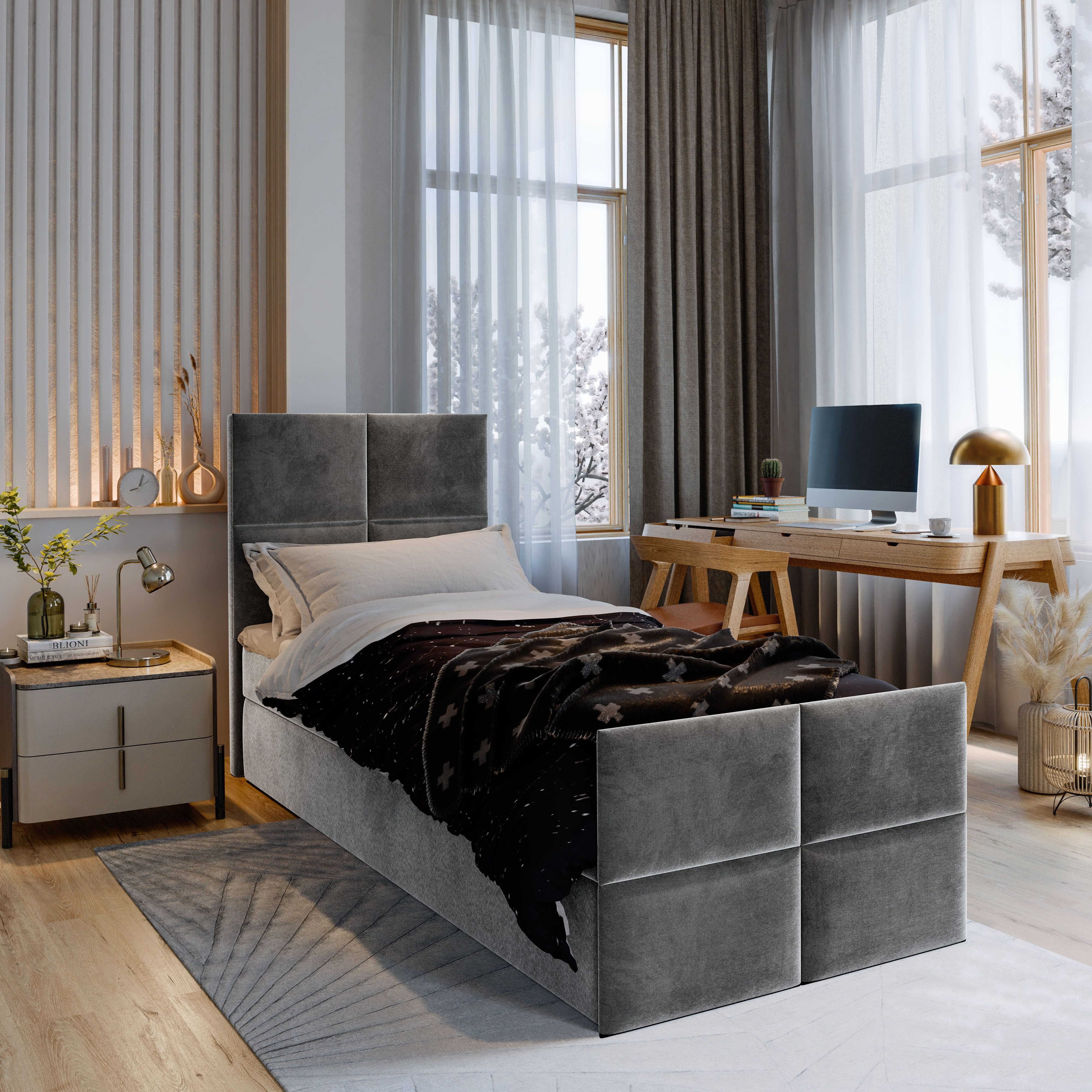 Masseno Boxbett ARIEL 100x200 cm mit günstig online kaufen