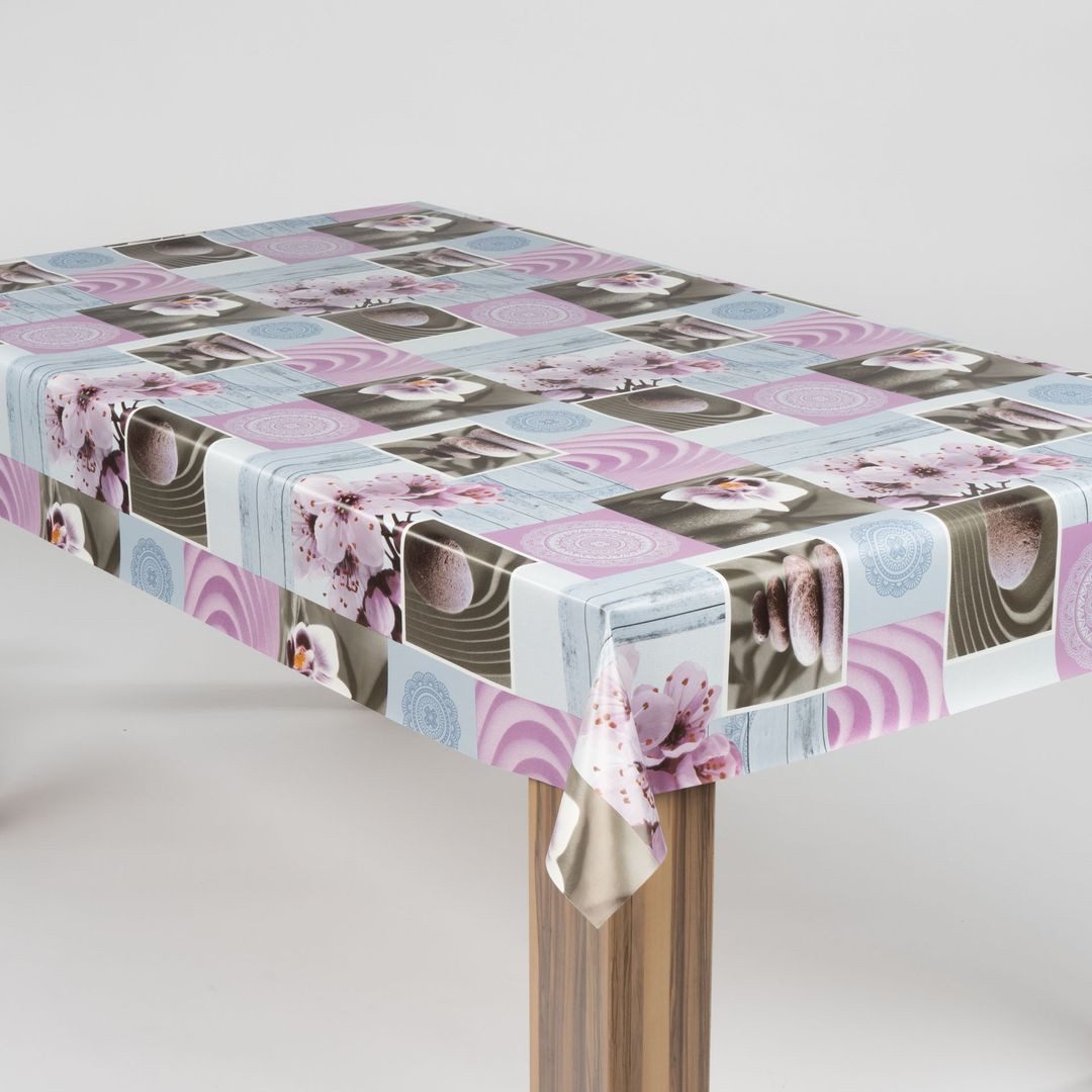 laro Tischdecke laro Wachstuch-Tischdecke Wachstischdecke Orchidee günstig online kaufen