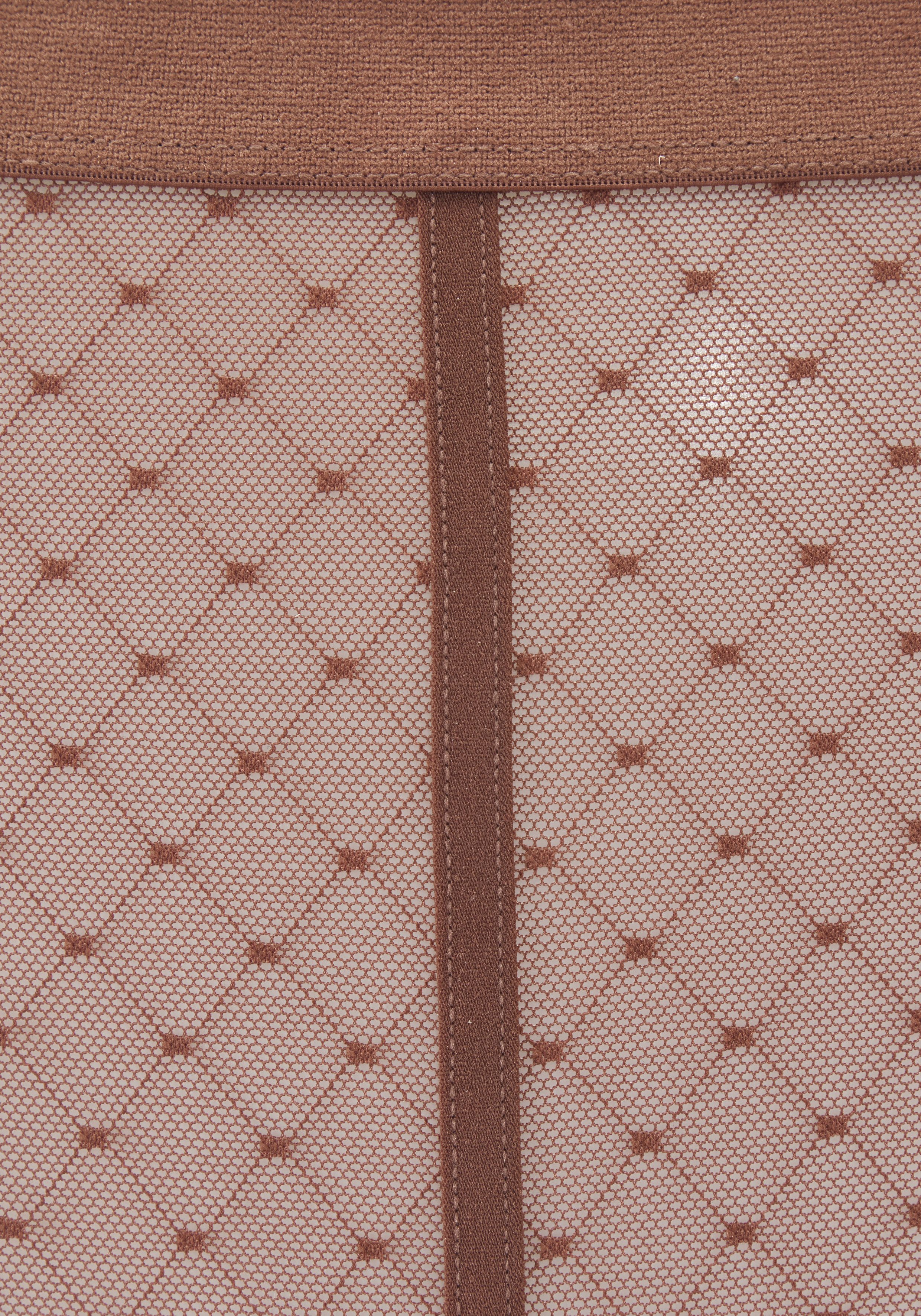 Vivance by Lascana String Ava aus transparentem Mesh in Pünktchen-Optik, transparente Unterwäsche – Bild 4 von 4