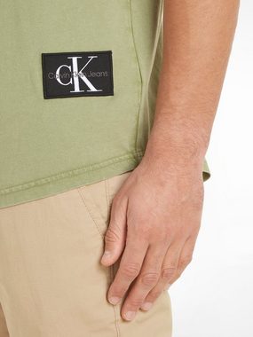 Calvin Klein Jeans T-Shirt WASHED MONOLOGO BADGE TEE mit Logopatch