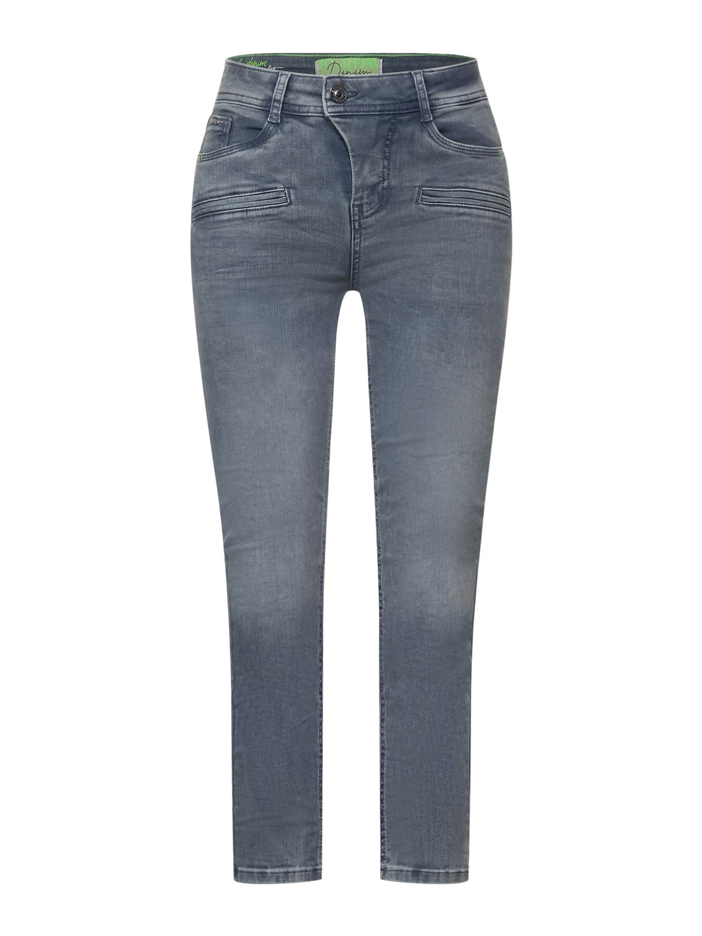 STREET ONE High-waist-Jeans (1-tlg) Patches