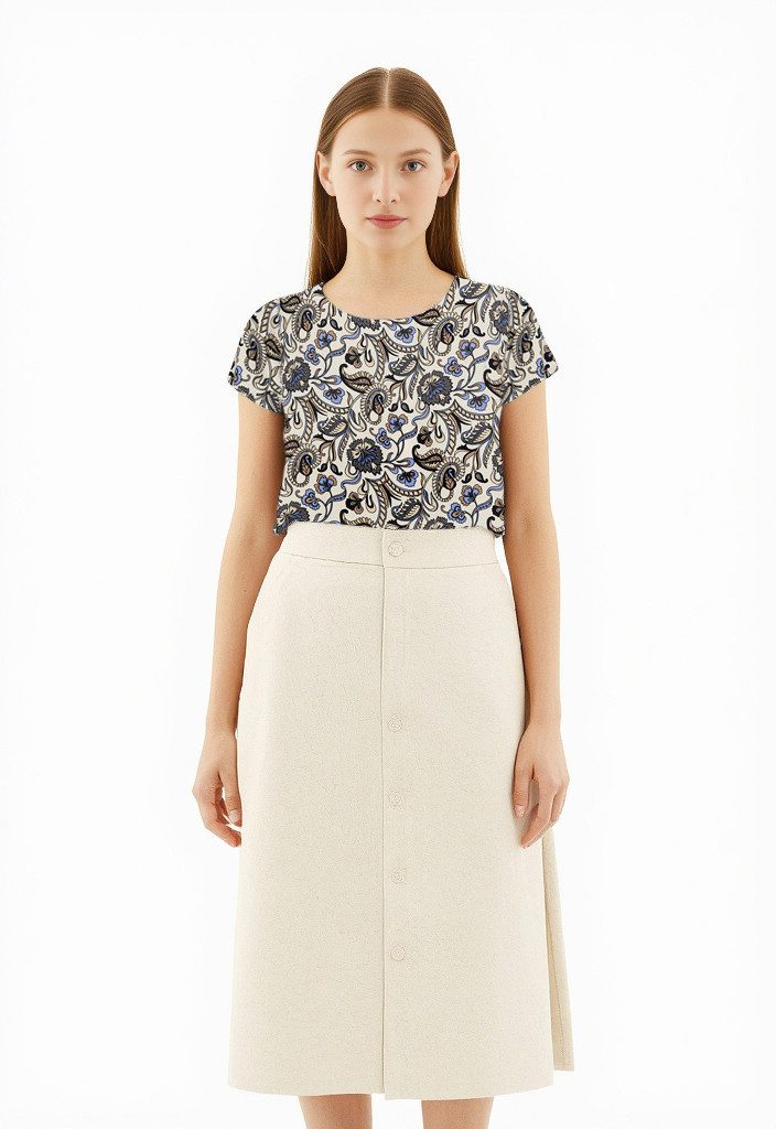 soyaconcept Kurzarmbluse SC-SAMEA 1 günstig online kaufen