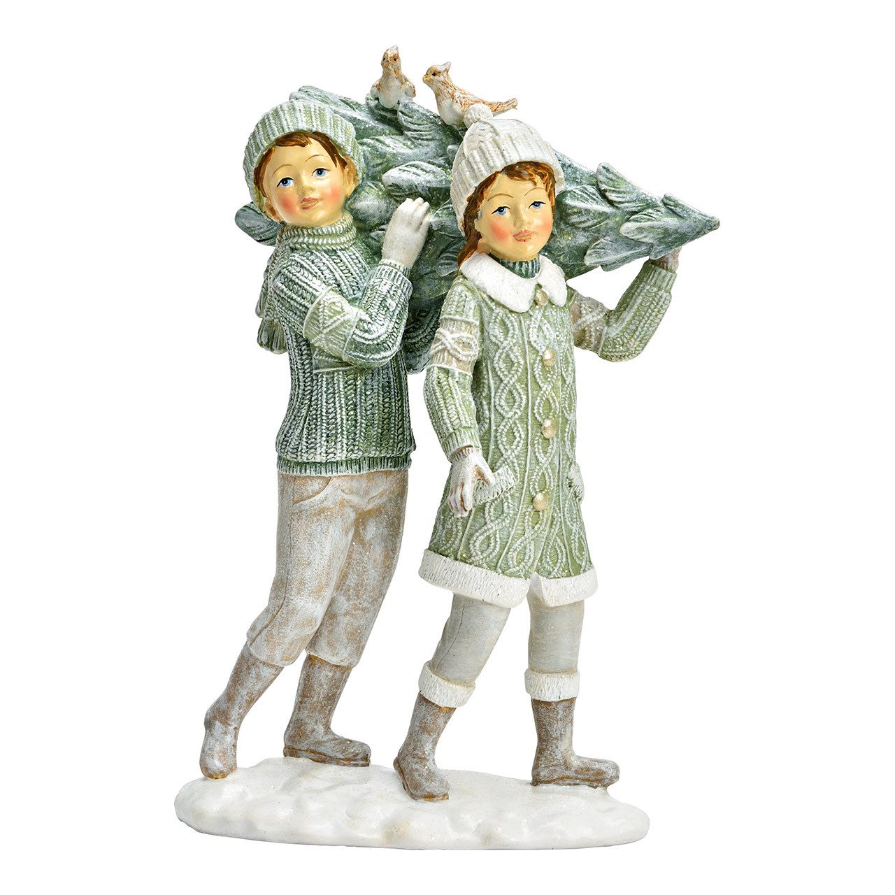 Wurm Weihnachtsfigur Otto Deko-Figuren WINTER-KINDER