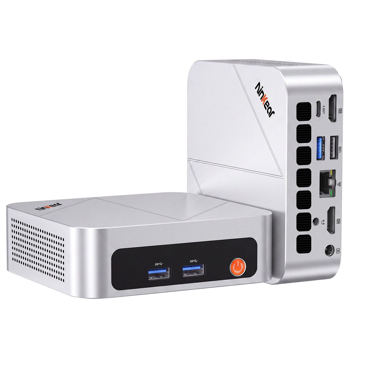 Ninkear Mini PC, Core 3 304 (bis 4,3 GHz),15 TOPS, 12 GB LPDDR5X+512 GB SSD Mini-PC (Intel Intel® Core™ 3 processor 304, Intel® Graphics (1 Xe-Core), 12 GB RAM, 512 GB SSD, Dual‑HDMI + USB4 Dreifach‑Display + WiFi6 Bluetooth 5.3 + Windows 11)