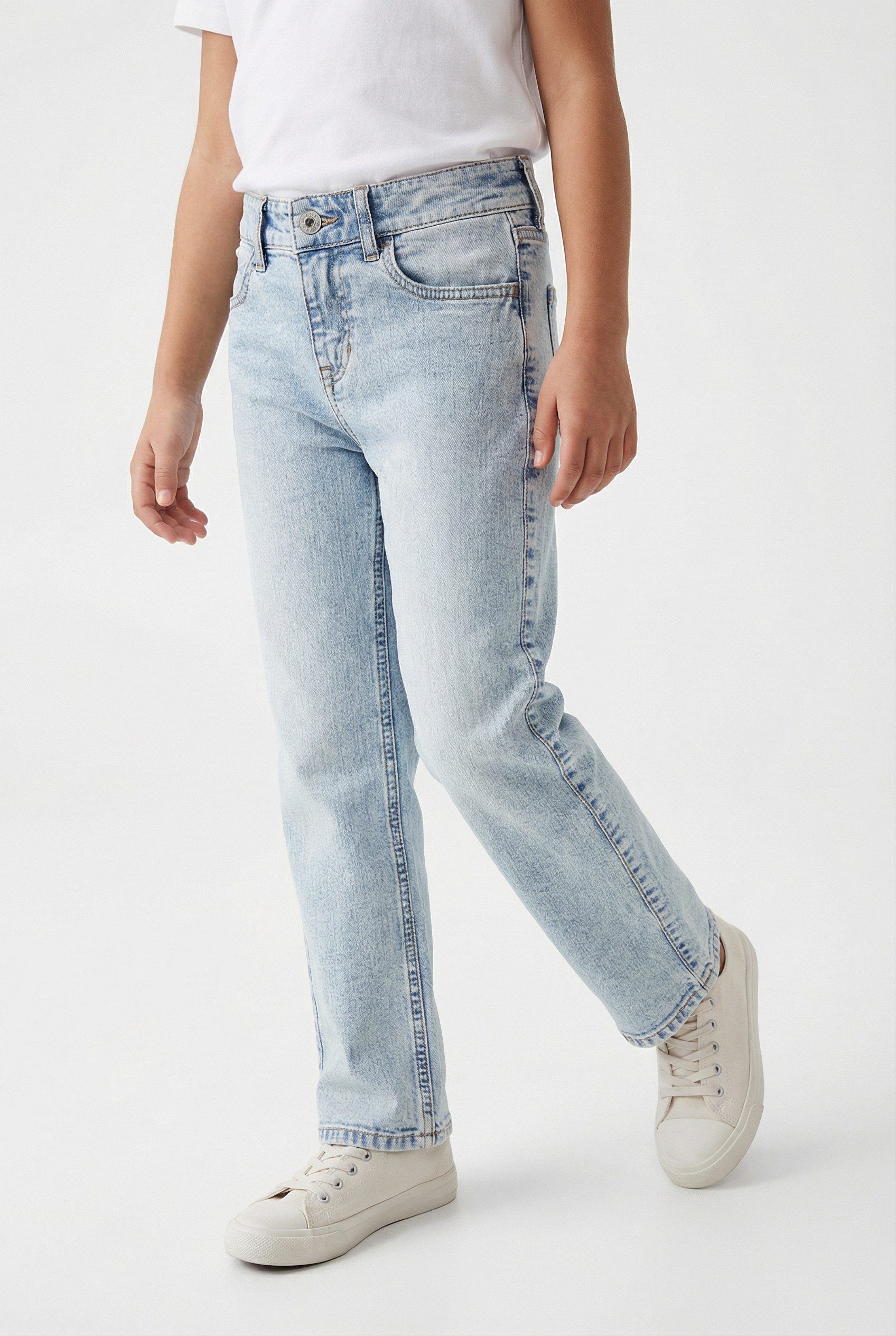Abercrombie Kids Straight-Jeans im 4-Pocket-Style und mit Stretch, for girls