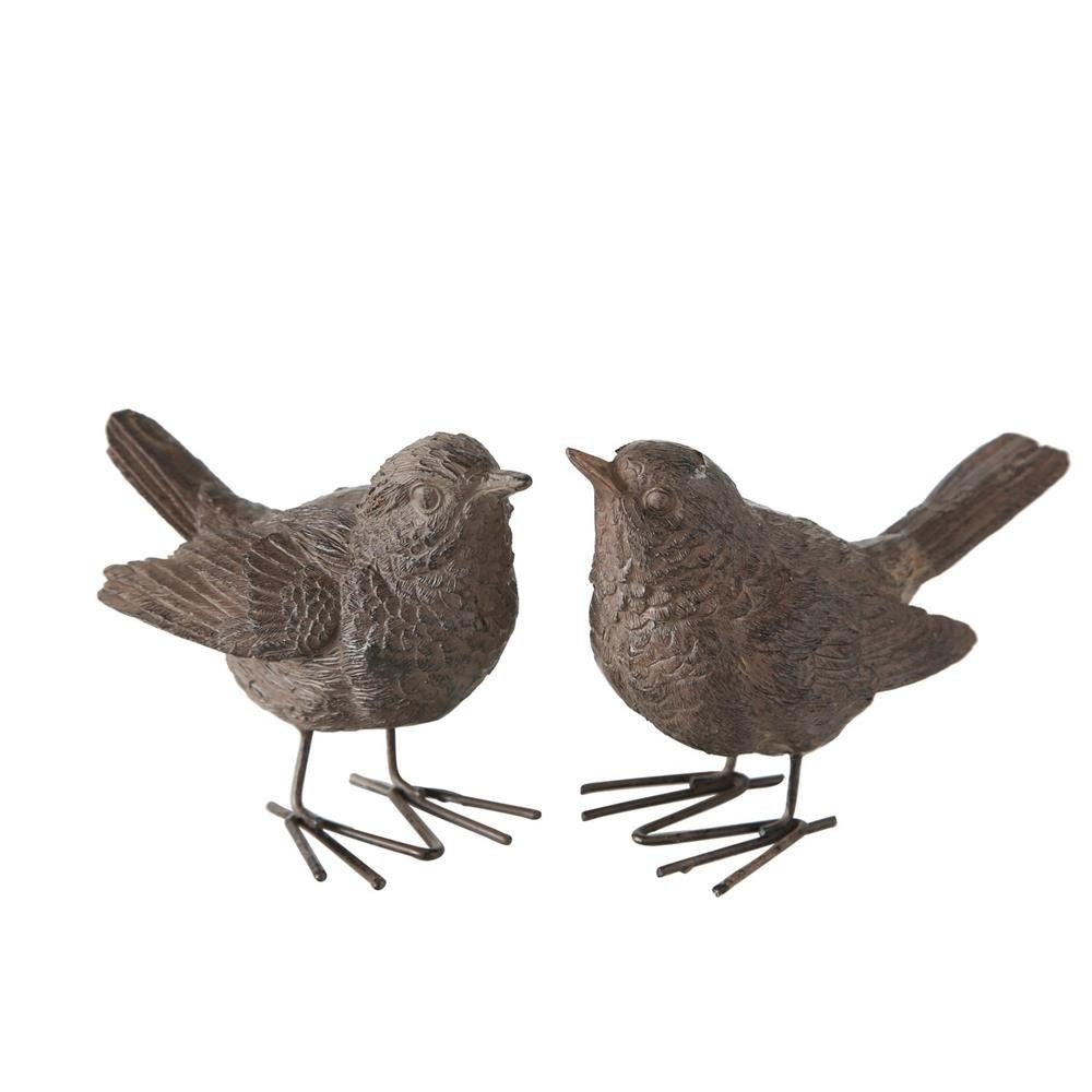 Stück Gartenfigur BOLTZE Vogel 1 zufällige BOLTZE antikbraun Spatz, Dekofigur GRUPPE Variante, GmbH