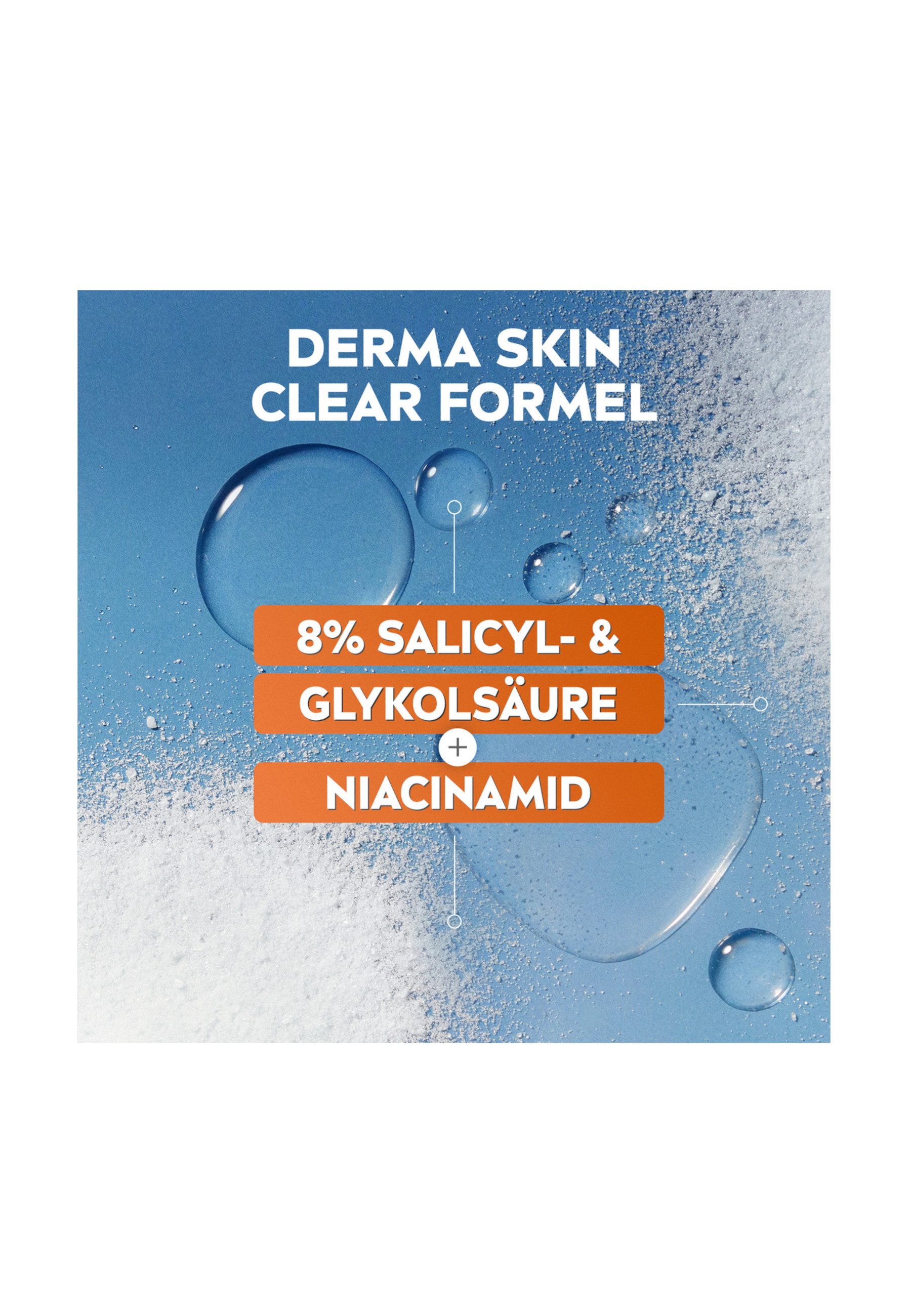 Nivea Gesichtspeeling DERMA SKIN CLEAR Nacht Peeling Serum 2 x 40ml, 2-tlg., Gesichtsreinigung – Bild 5 von 5