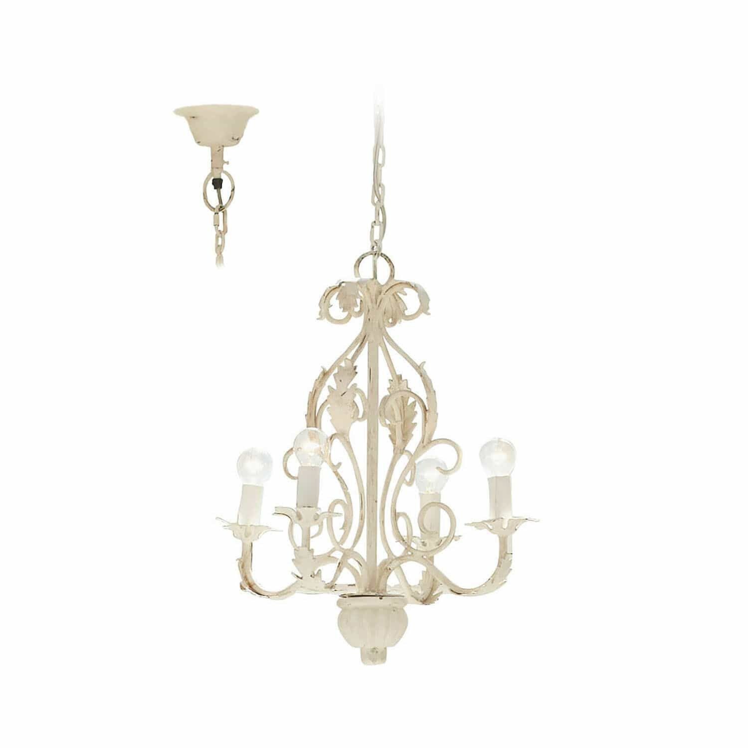 Mirabeau Kronleuchter Leuchter Assenay creme günstig online kaufen