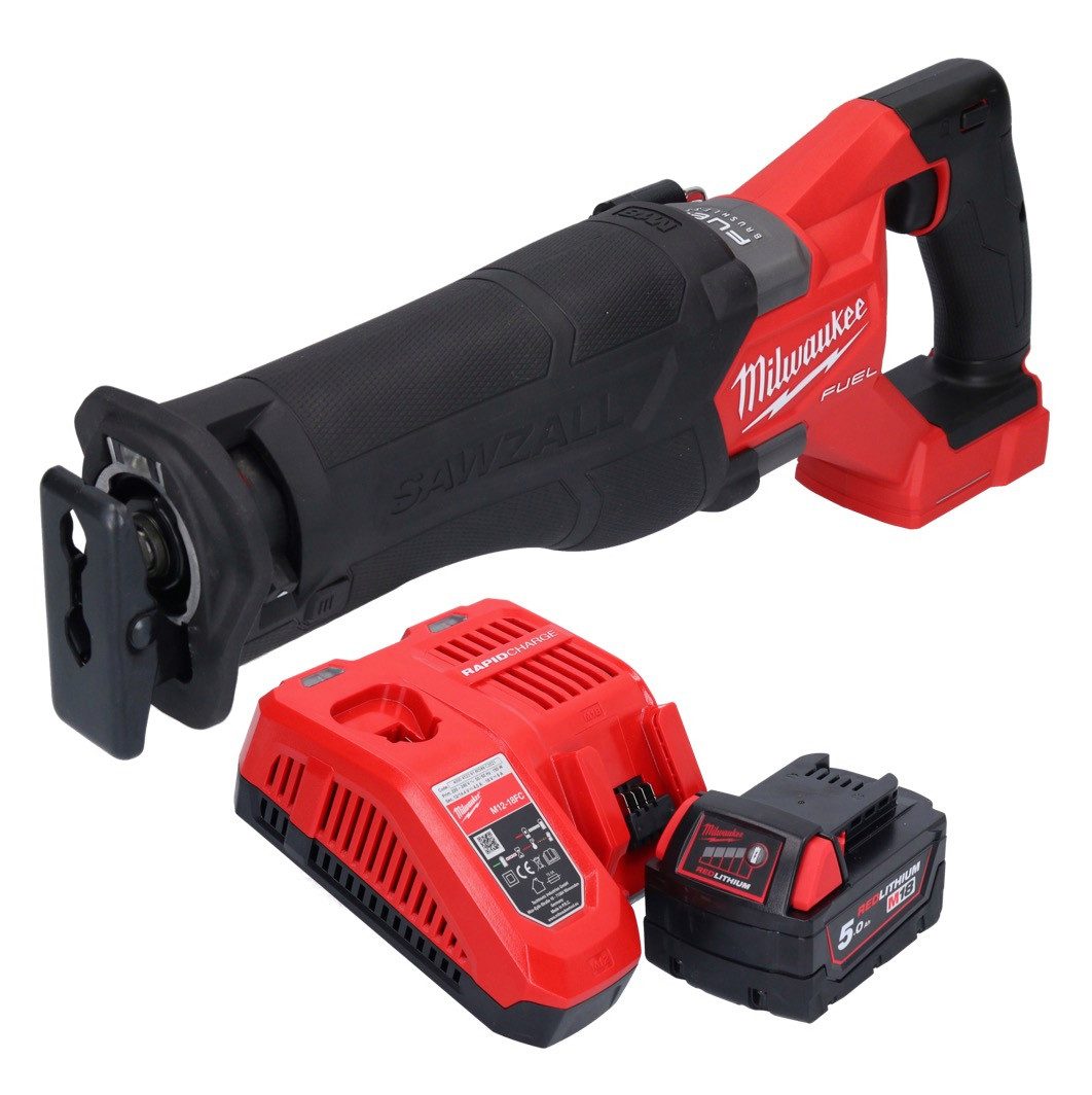Milwaukee Akku-Reciprosäge M18 FSZ-501 Akku Recipro Säbelsäge 18 V Brushless + 1x Akku 5,0 Ah