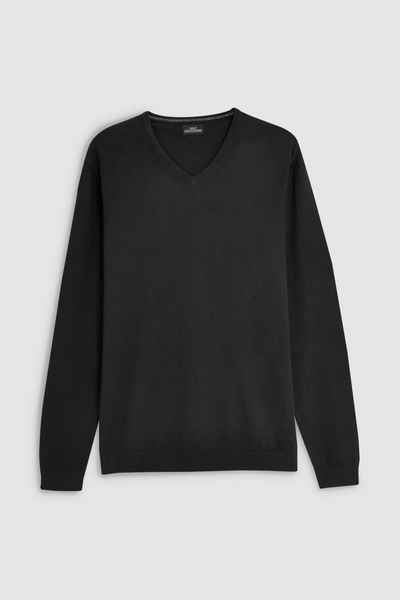 Next V-Ausschnitt-Pullover Pullover mit weichem Griff – V-Ausschnitt (1-tlg)