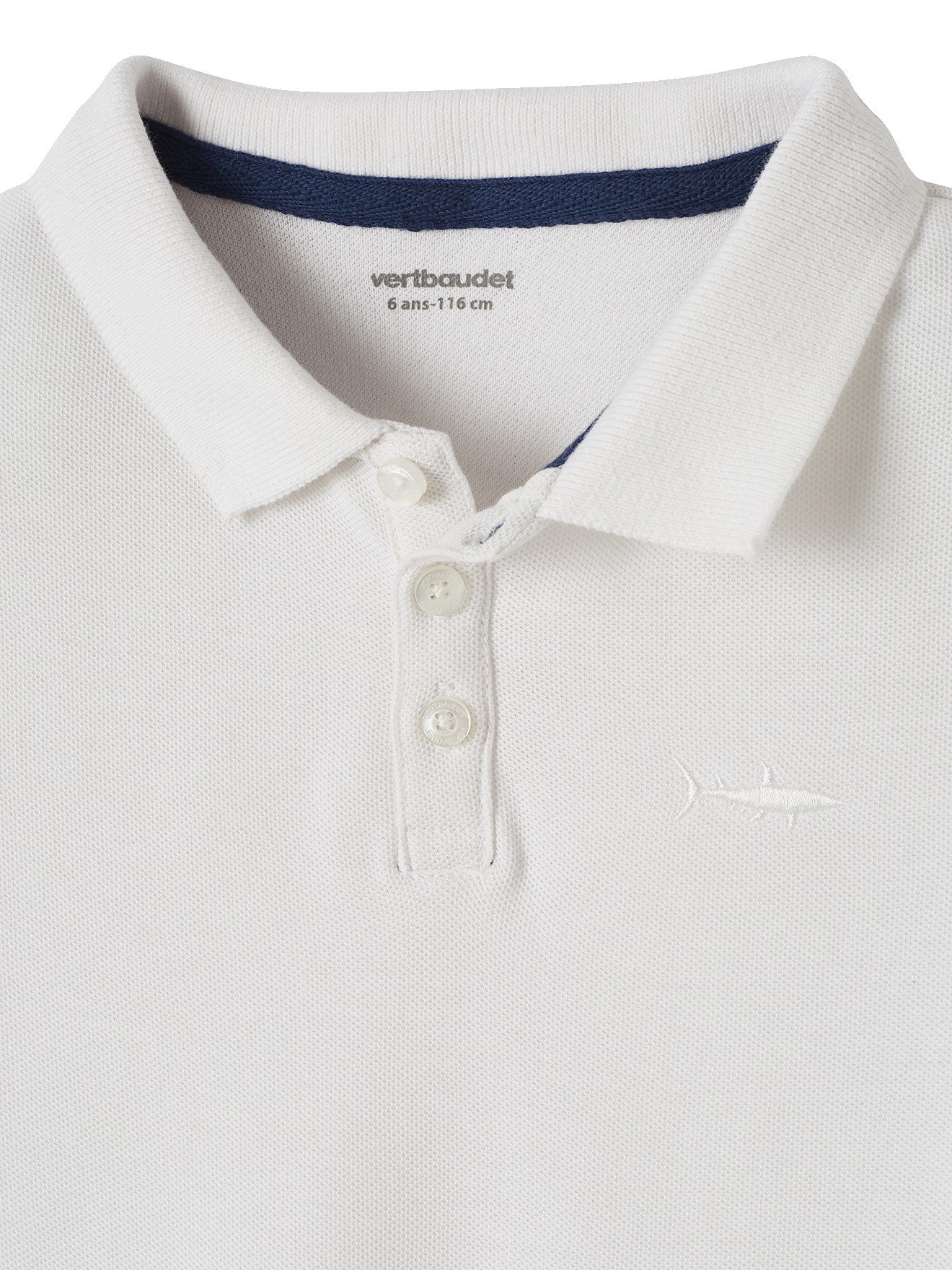 vertbaudet Poloshirt Jungen Poloshirt, kurze Ärmel Stickerei – Bild 3 von 5