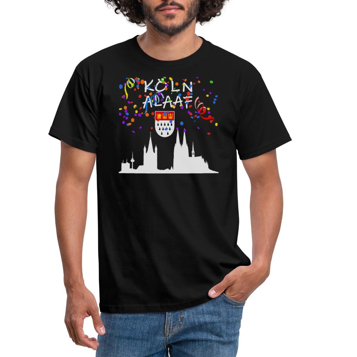 Spreadshirt T-Shirt Kölle Alaaf Karneval Fasching Köln Kölner Dom Männer T- günstig online kaufen
