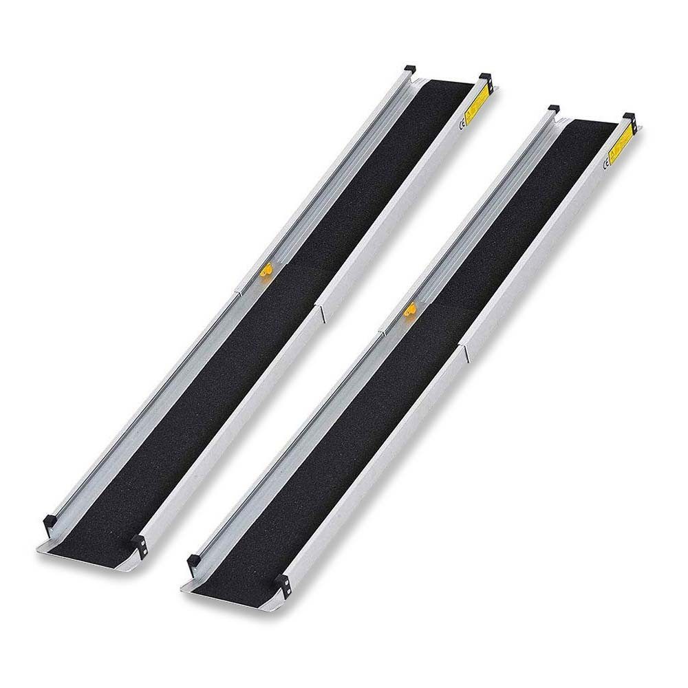 ConStands Auffahrrampe 2x Auffahrrampe für Chopper / Custombike Custom Teleskoprampe CB1123