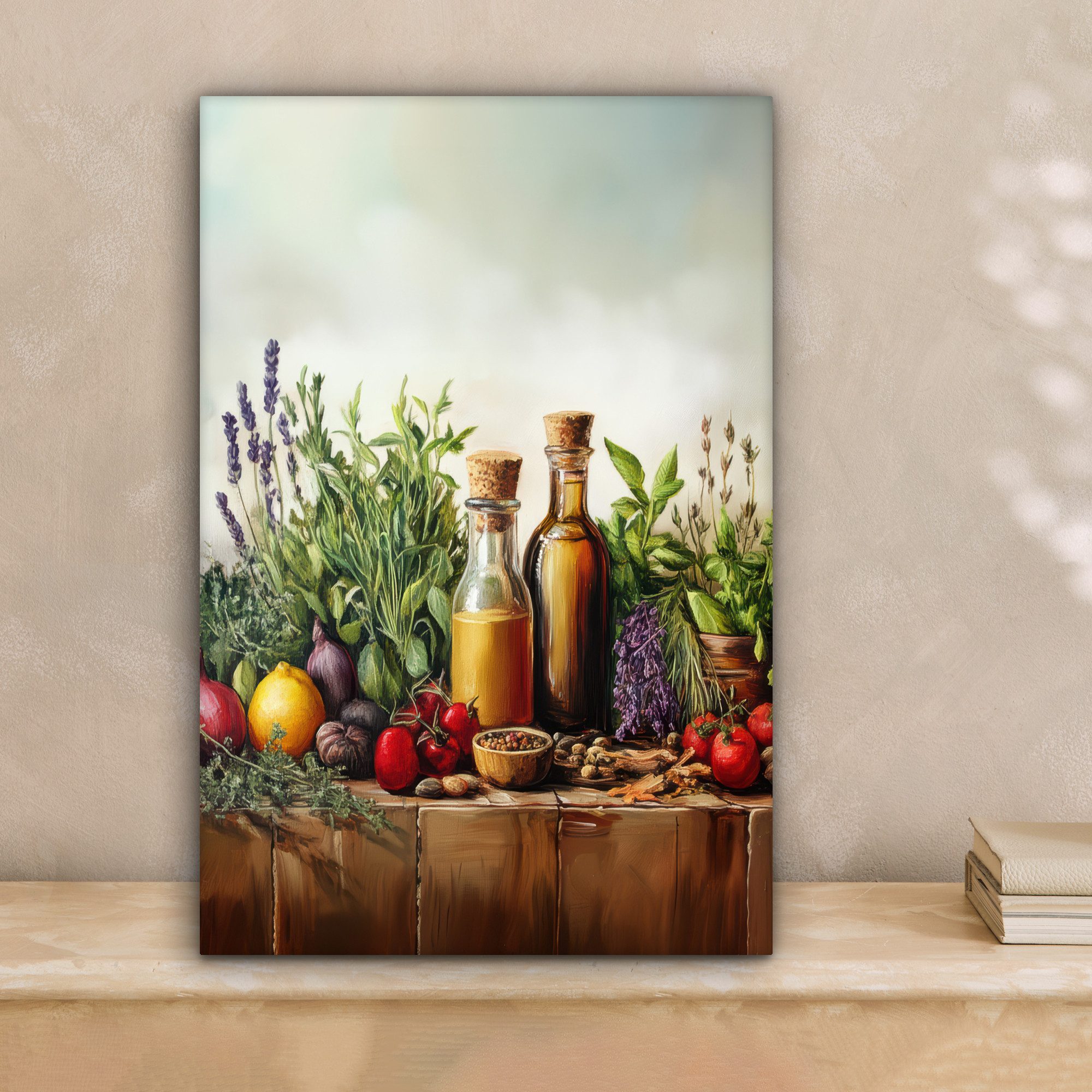 OneMillionCanvasses® Leinwandbild Stilleben - Kräuter - günstig online kaufen