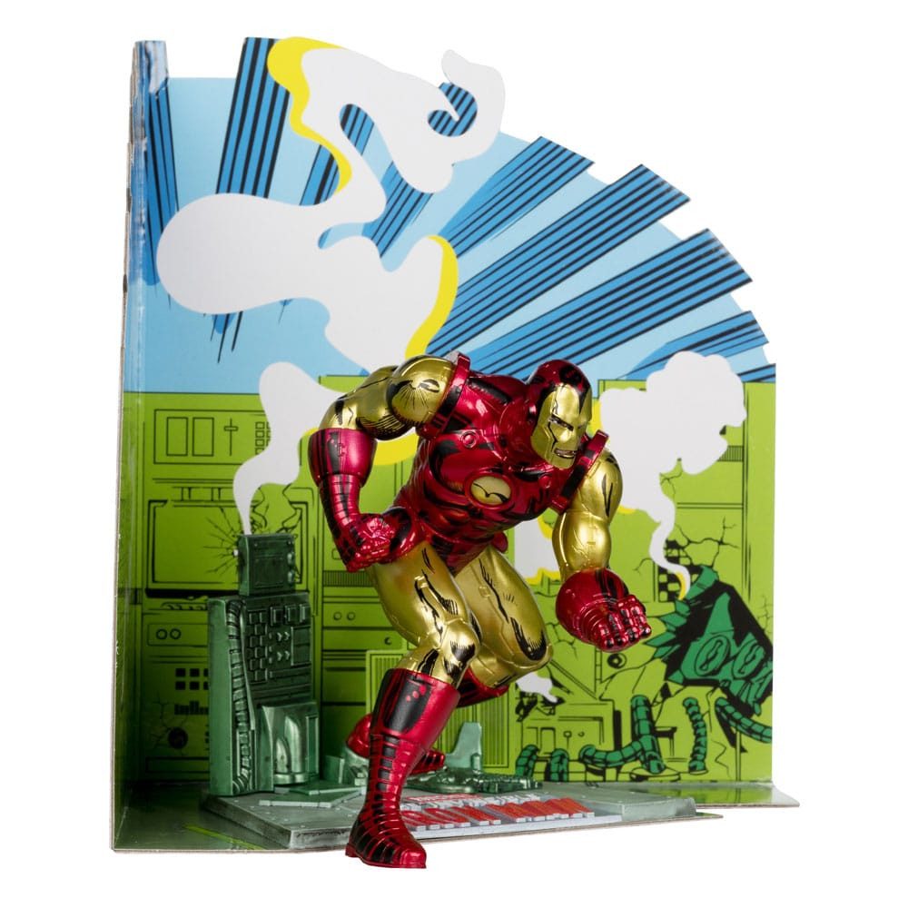 McFarlane Toys Merchandise-Figur Marvel PVC 1/10 Iron Man (The Invincible Iron Man #126) 11 cm
